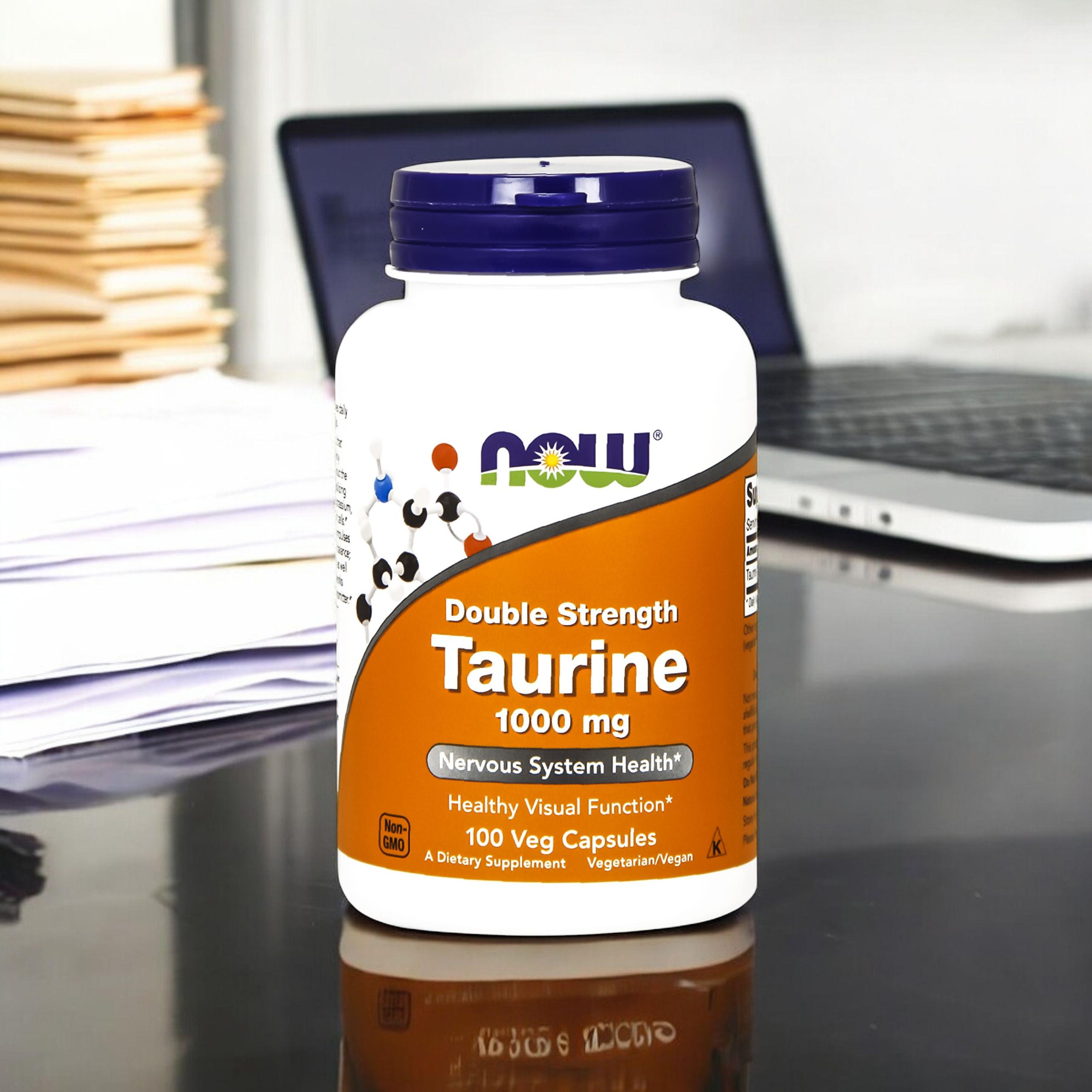 NOW Taurine 1000mg - 3x 100vcaps