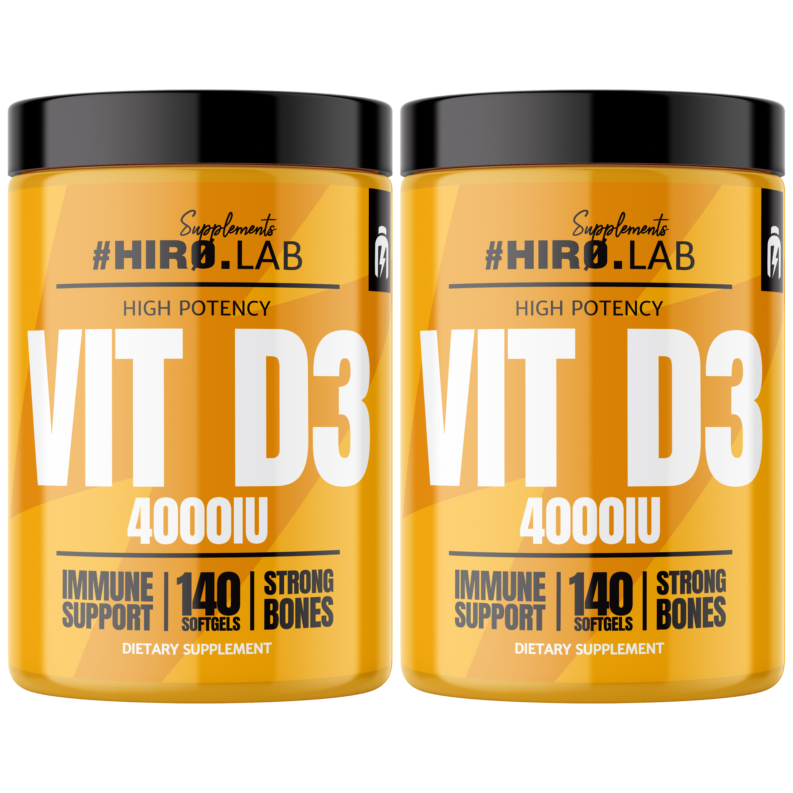 HIRO.LAB Vitamin D3 4000IU - 2x 140 softgels