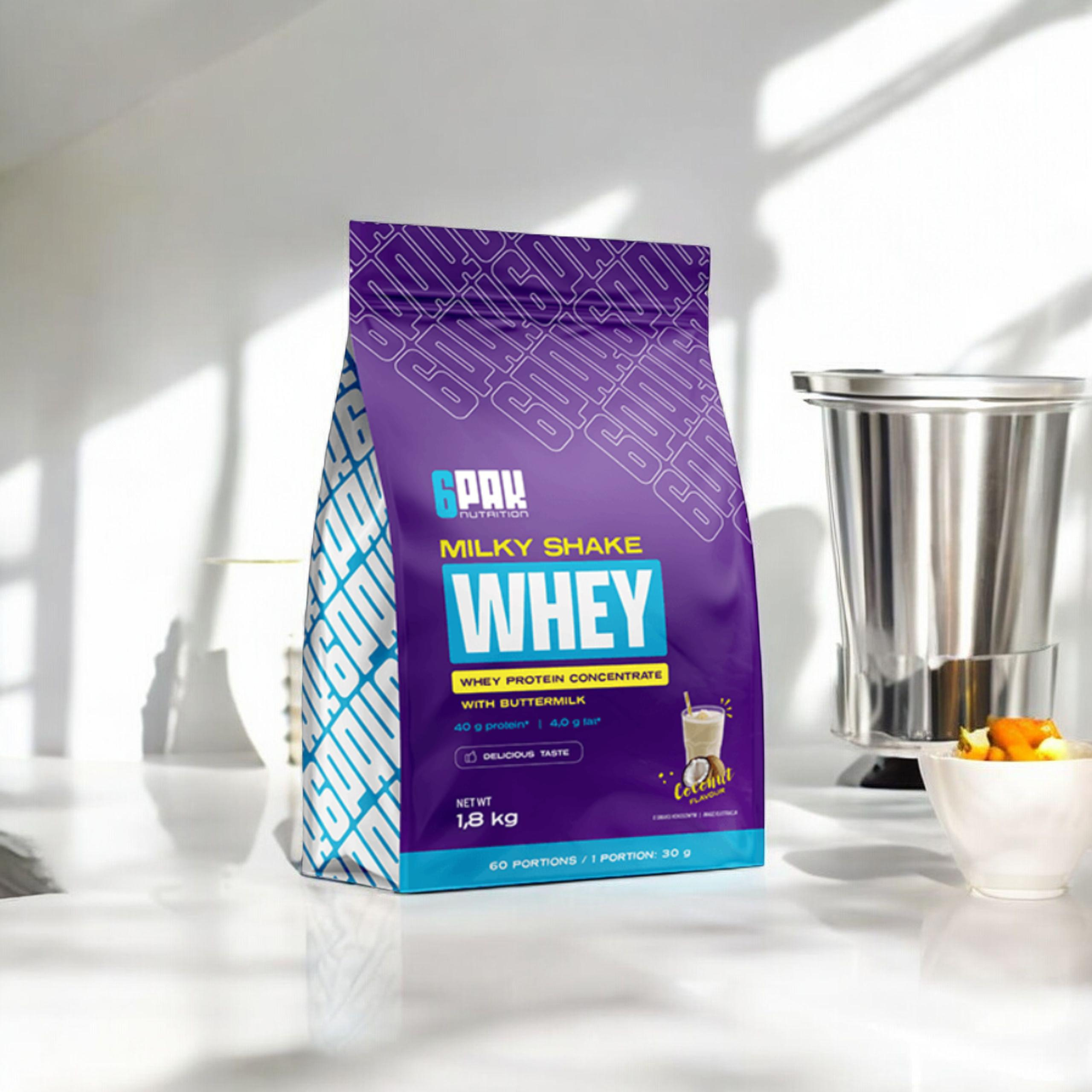 6PAK Milky Shake Whey - 2x 1800g