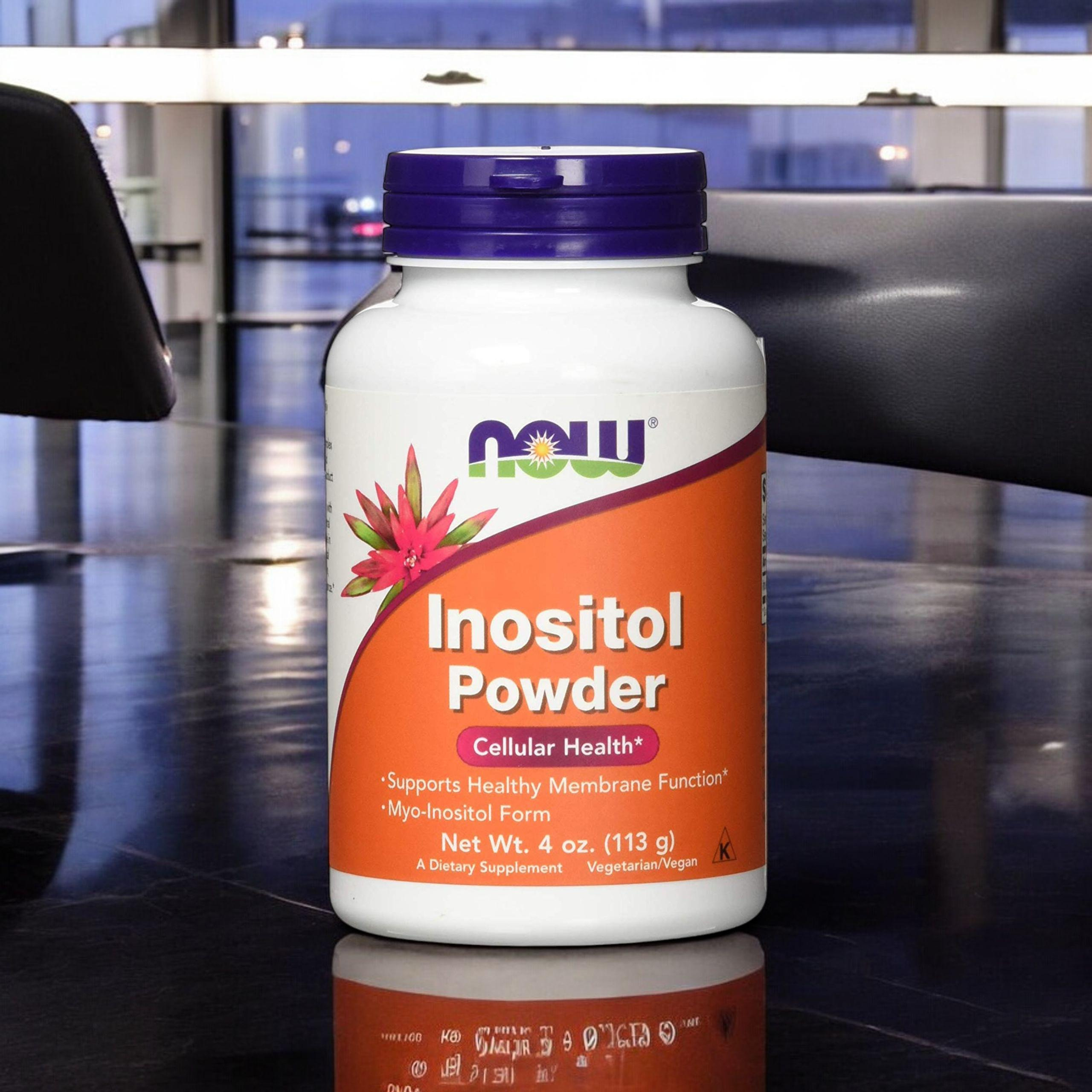NOW Inositol Powder - 2x 113g - Inozytol w proszku