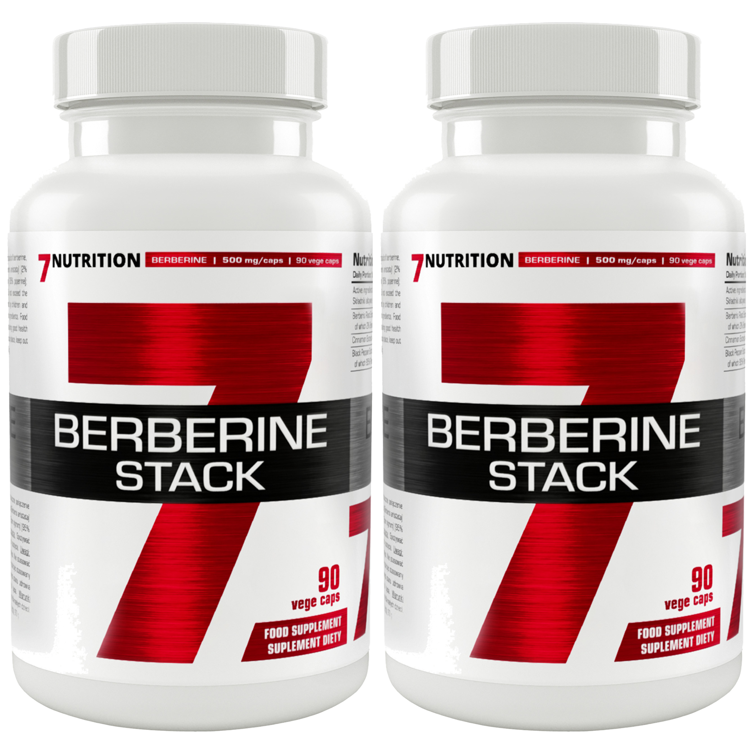 7 NUTRITION - Berberine Stack - 2x 90vcaps.