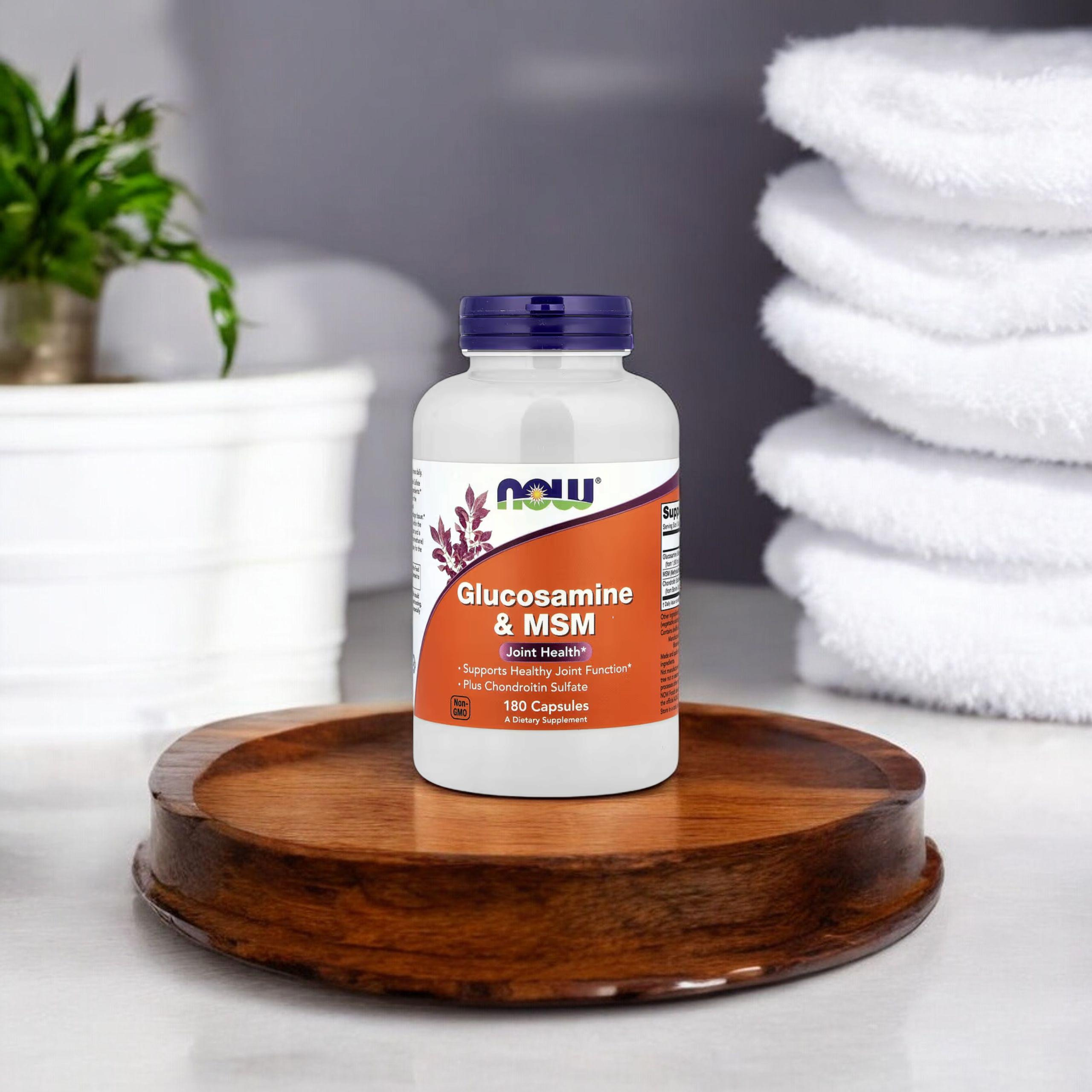 NOW Glucosamine & MSM - 3x 180caps