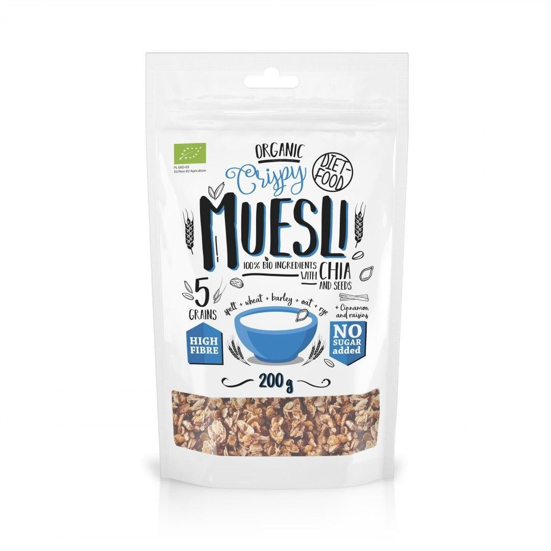 DIET FOOD - Musli Crispy z Chia - 2x 200g