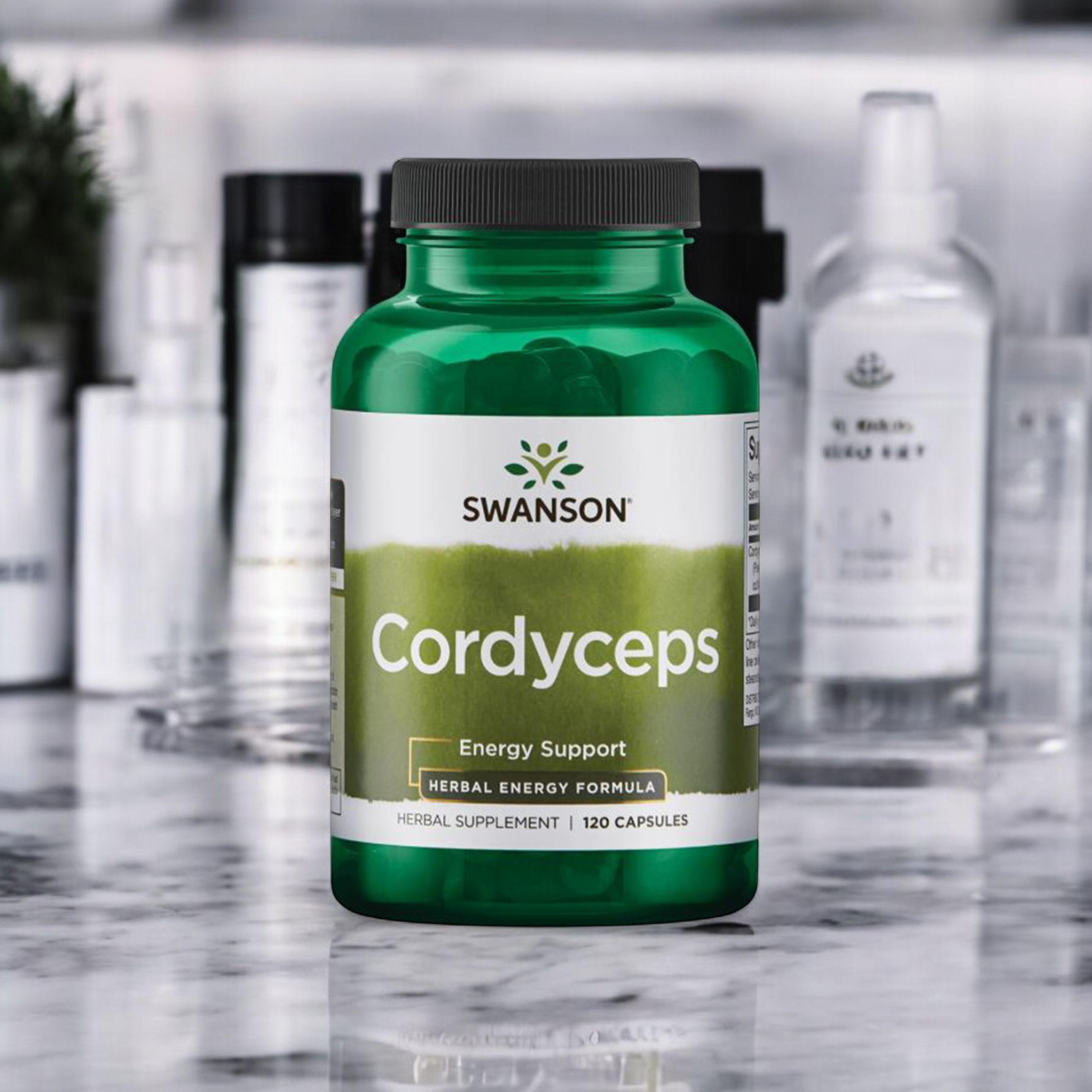 SWANSON Cordyceps 600mg - 3x 120caps