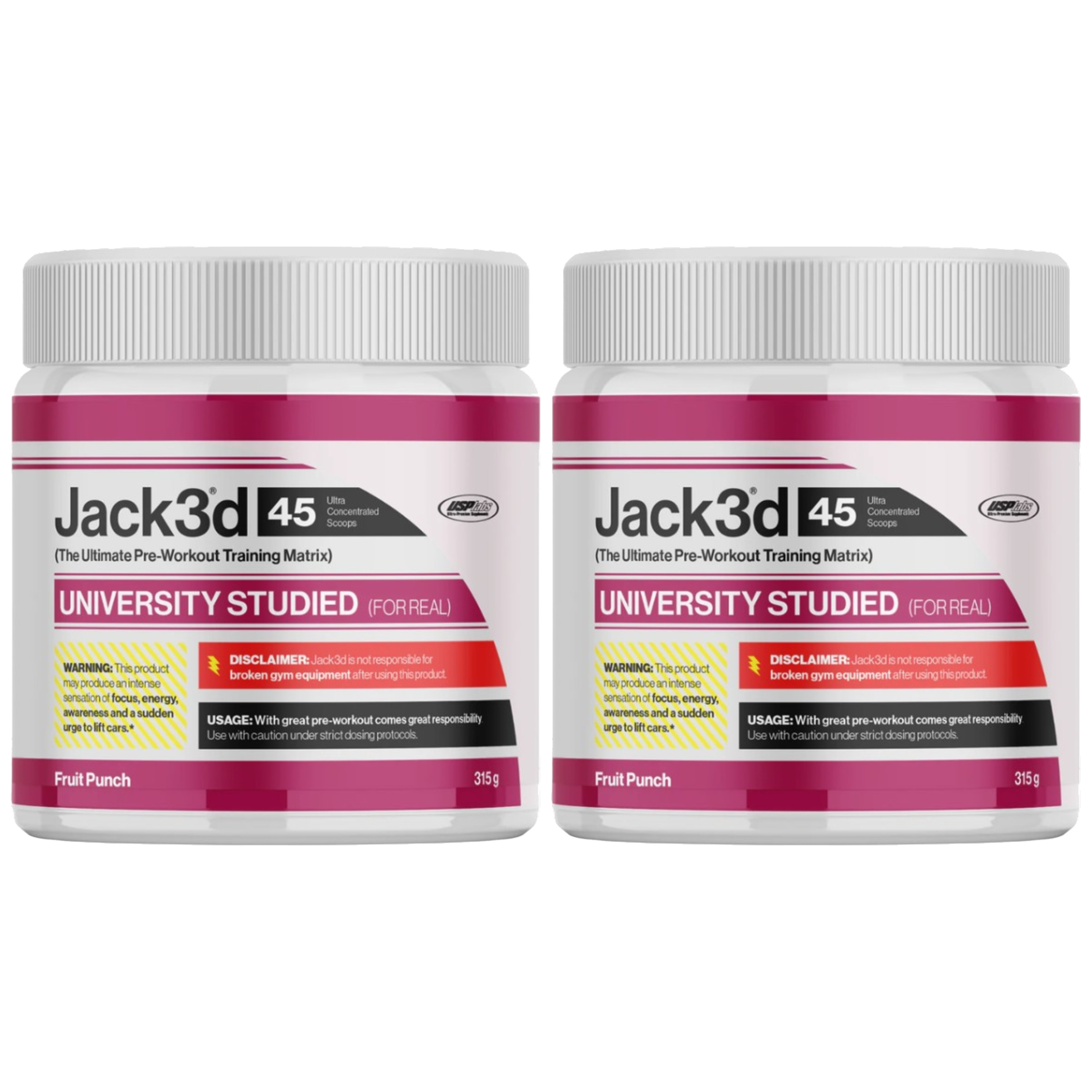 USP LABS - Jack3d Advanced Preworkout - 2x 315g