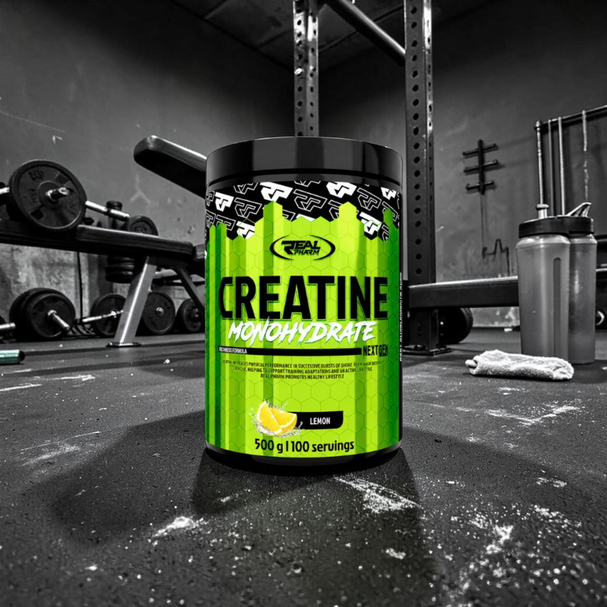 REAL PHARM Creatine Monohydrate - 500g