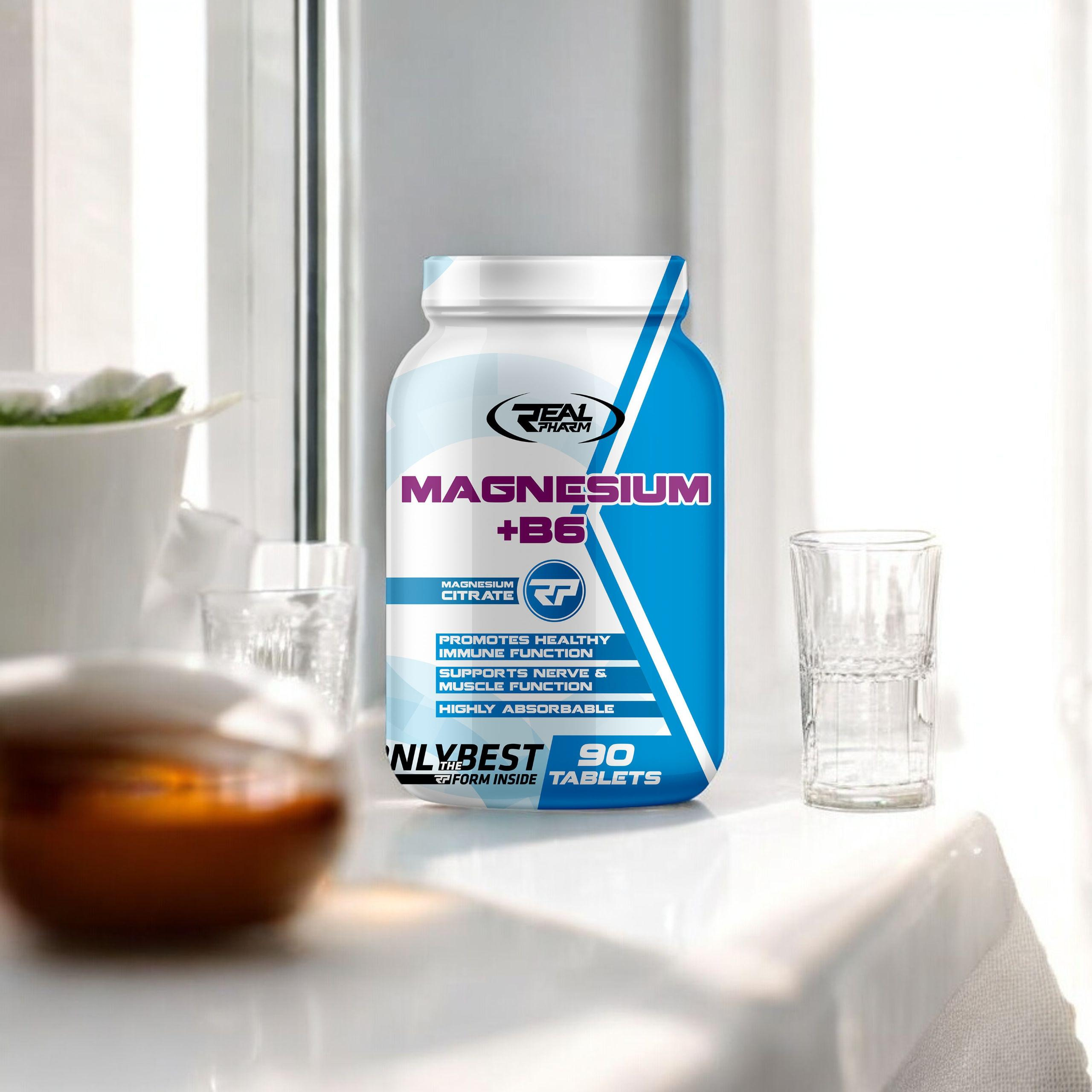 REAL PHARM Magnesium+ B6 - 2x 90tabs