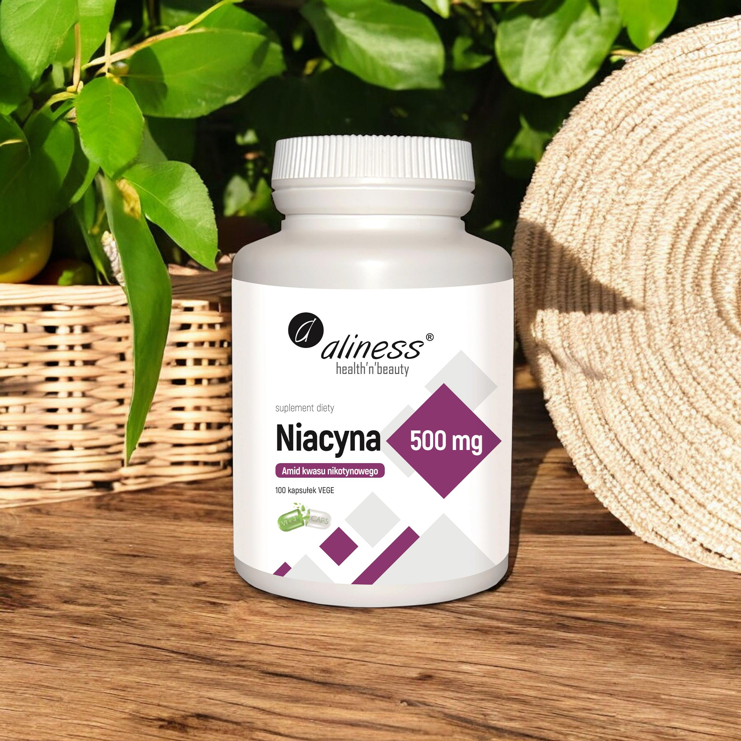 ALINESS Niacyna 500mg - 100vcaps