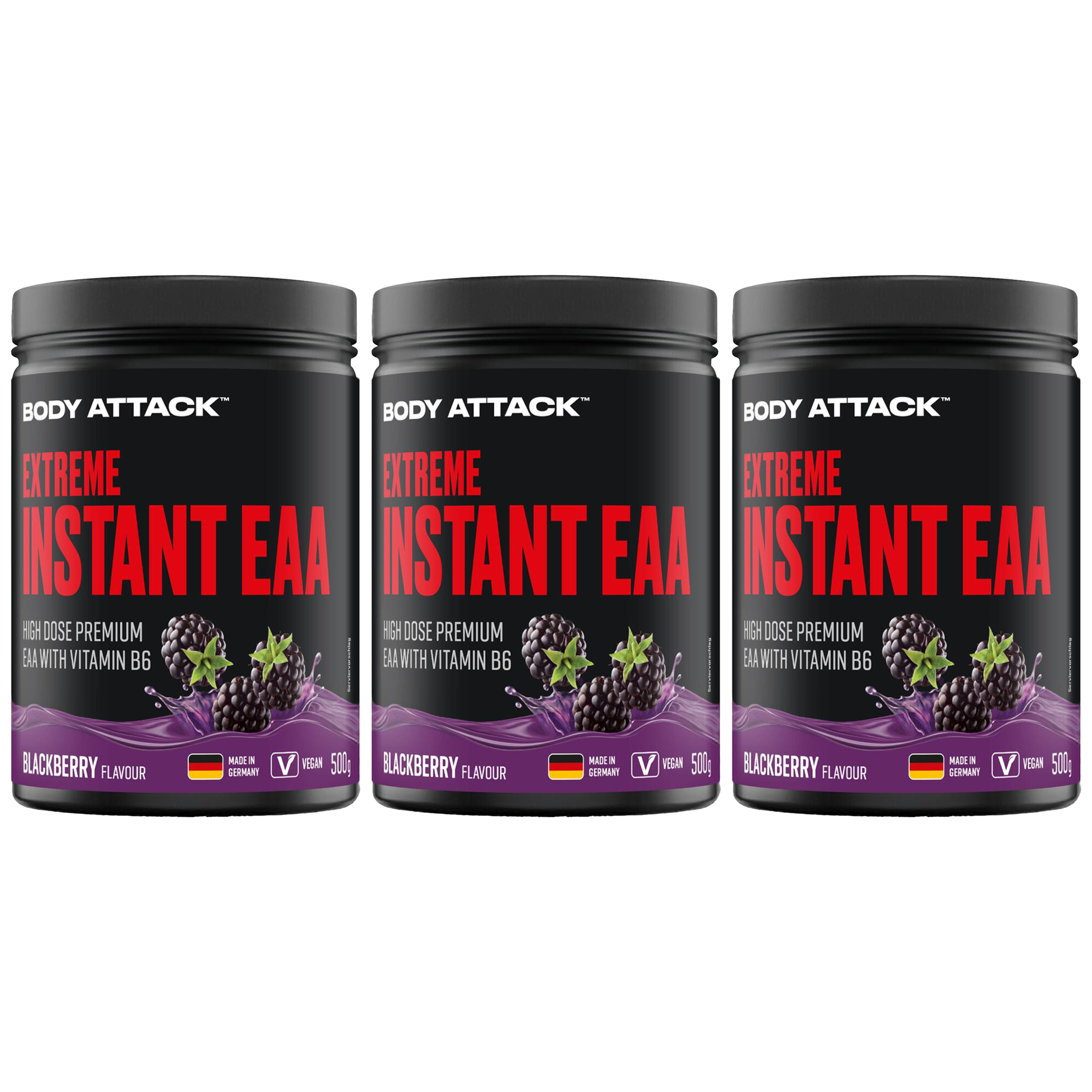 BODY ATTACK Extreme Instant EAA - 3x 500g