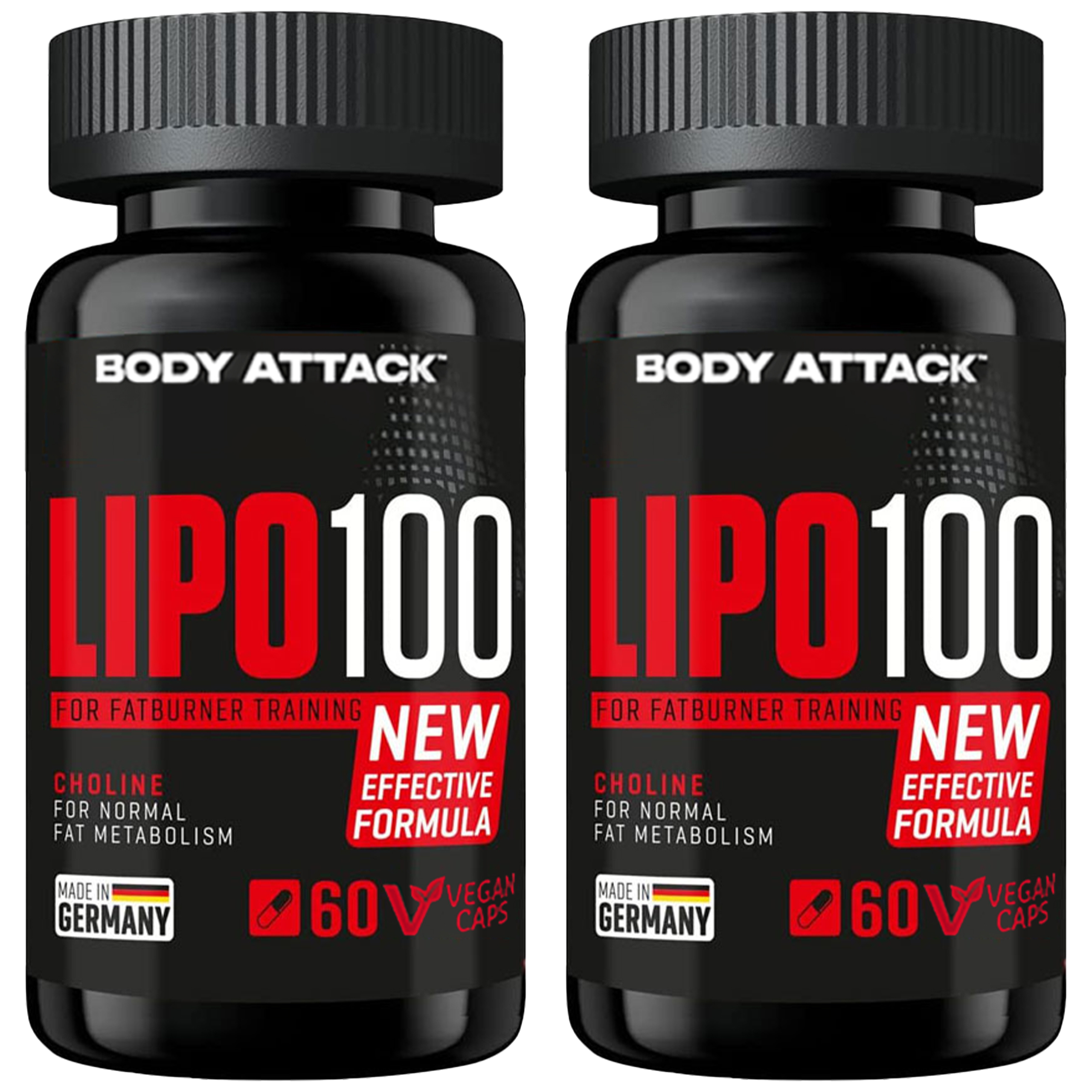 BODY ATTACK Lipo 100 - 2x 60vcaps