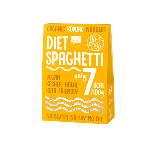DIET FOOD Bio - Diet Spaghetti - 3x 300g - Makaron Konjac