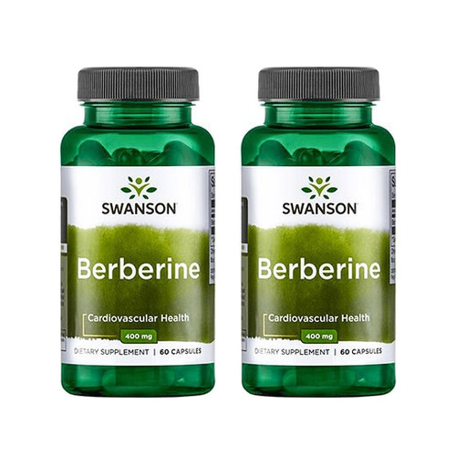 SWANSON Berberine 400mg - 2x 60caps.