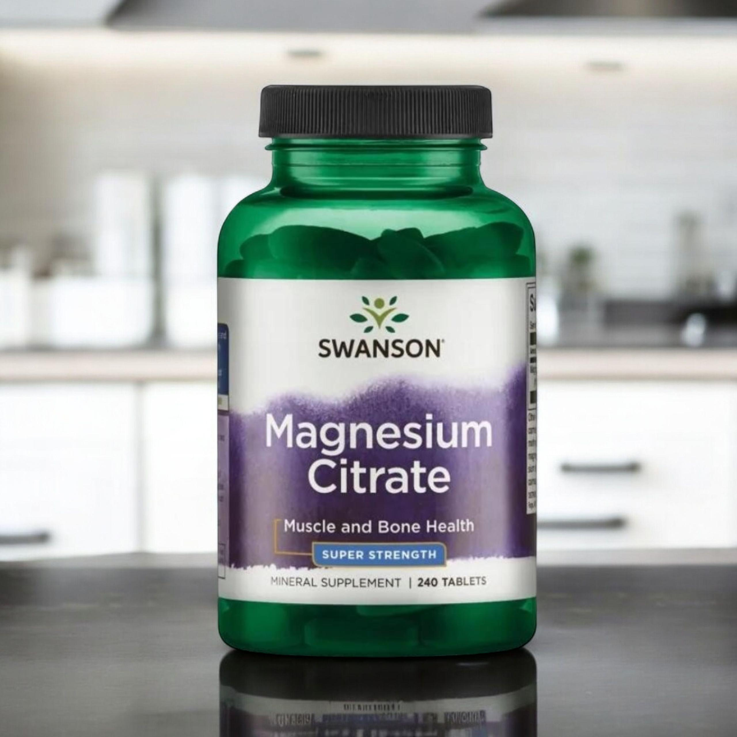 SWANSON - Cytrynian Magnezu - 2x 240tabs.