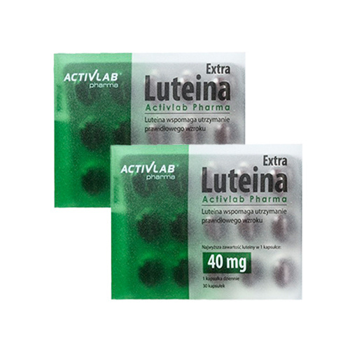 NIE ODKRYWAĆ Zestaw ACTIVLAB PHARMA Luteina Extra - 2x 30caps