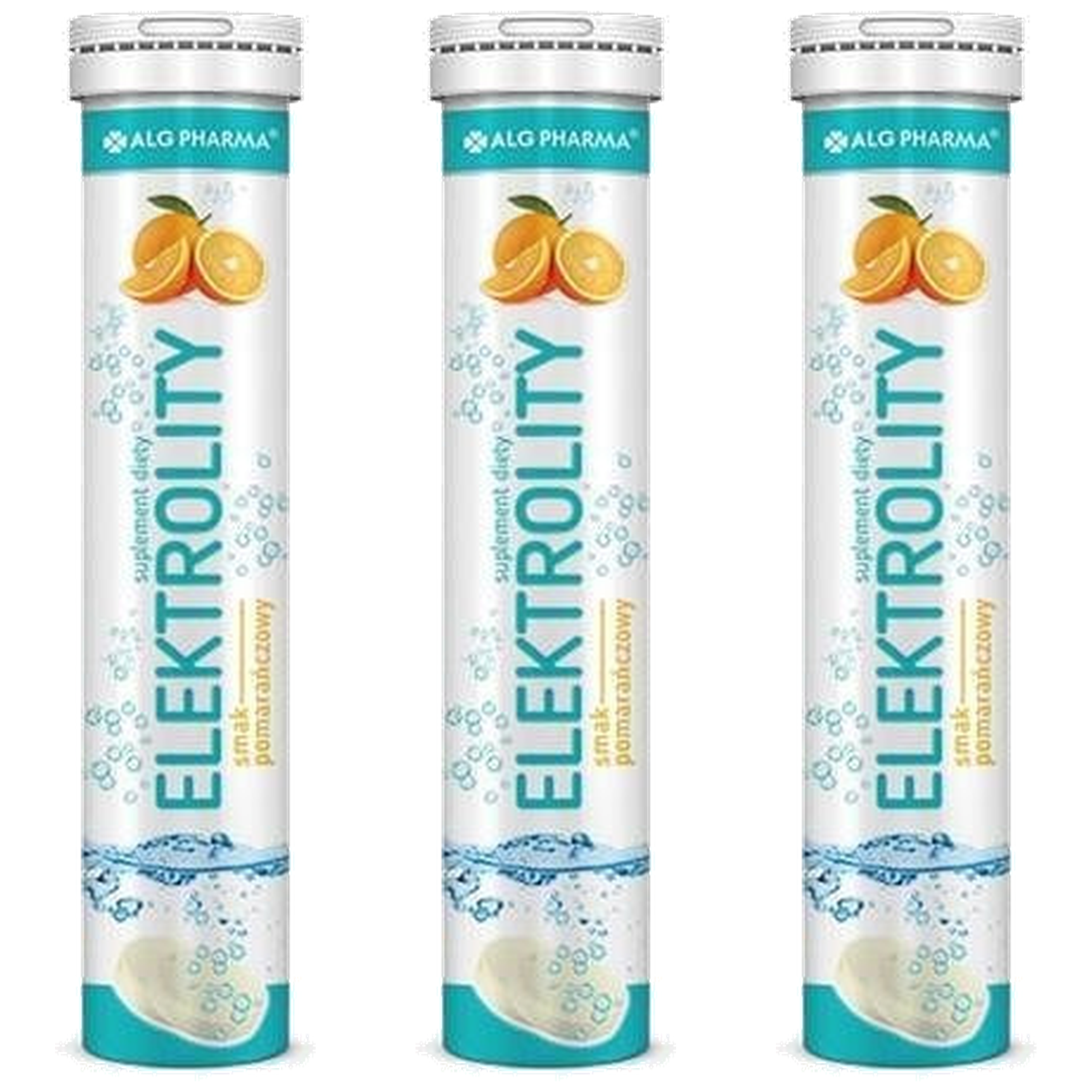 ALG PHARMA - Elektrolity - 20tabs - 3x Orange