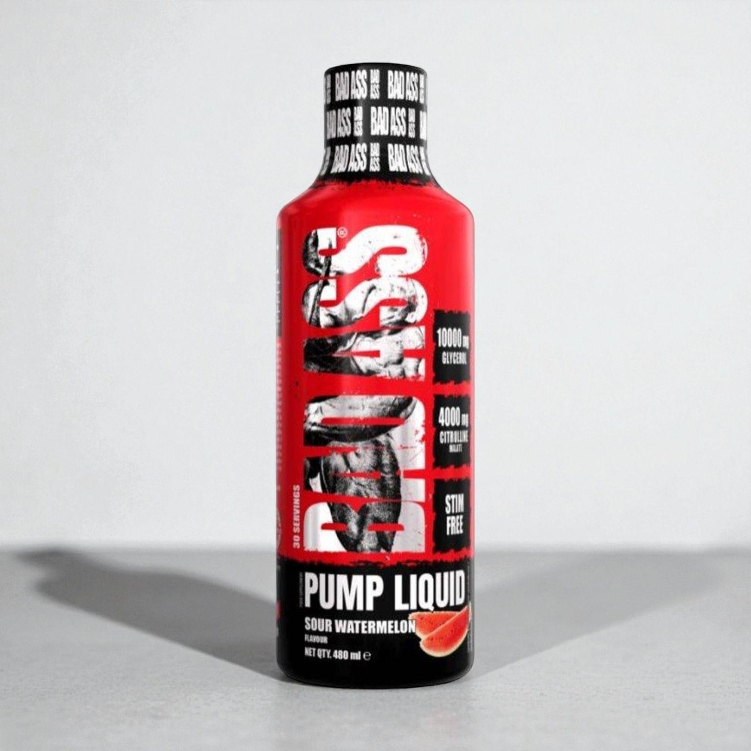 BAD ASS - Bad Ass Pump Liquid - 480ml - Sour Watermelon - WYPRZEDAŻ - 31-03