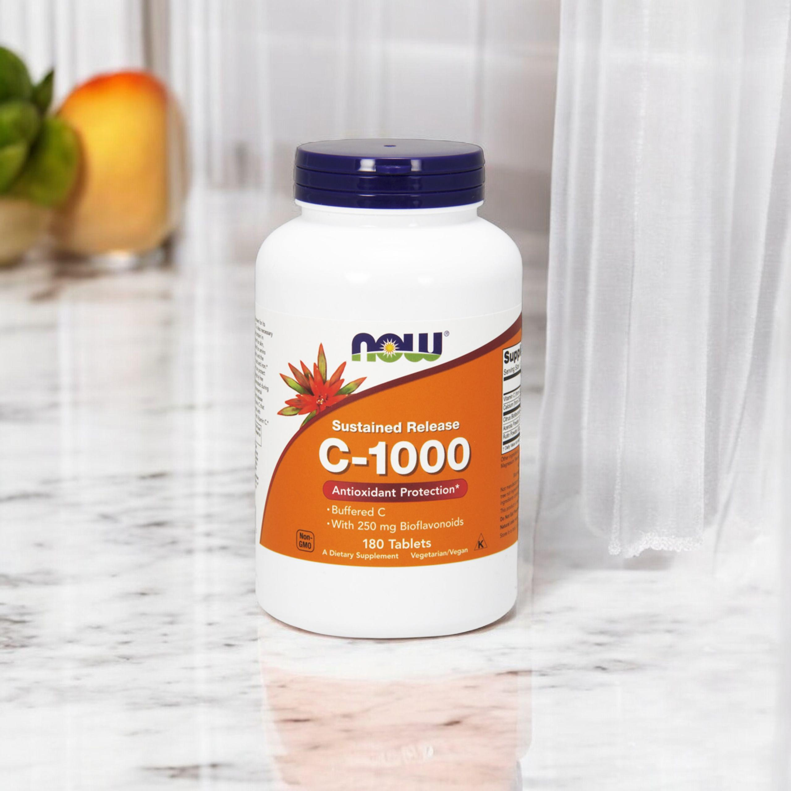 NOW Vitamin C-1000 Complex Buffered - 180tabs