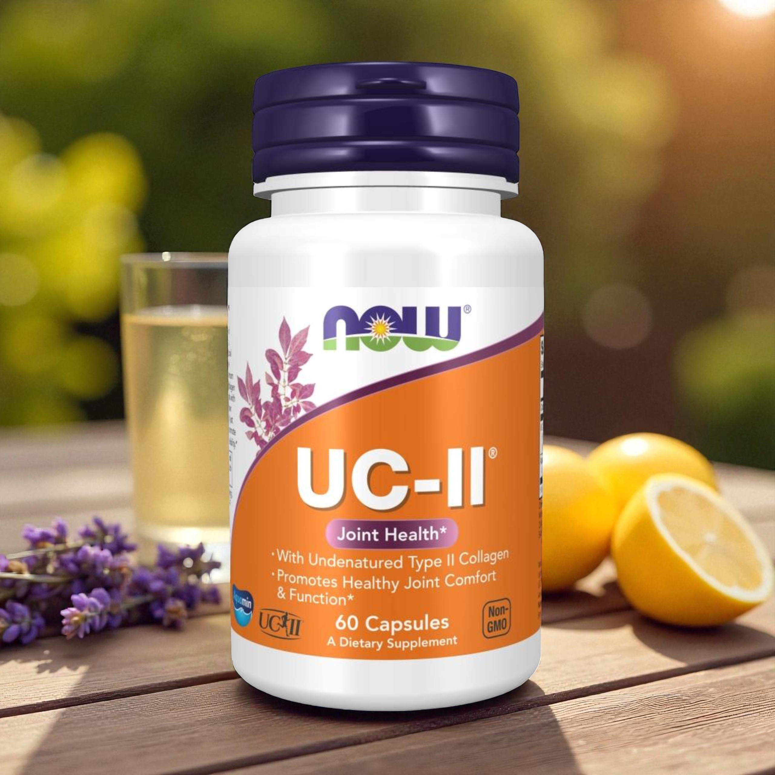 NOW - UC-II Collagen Type II 40mg - 2x 60vcaps.