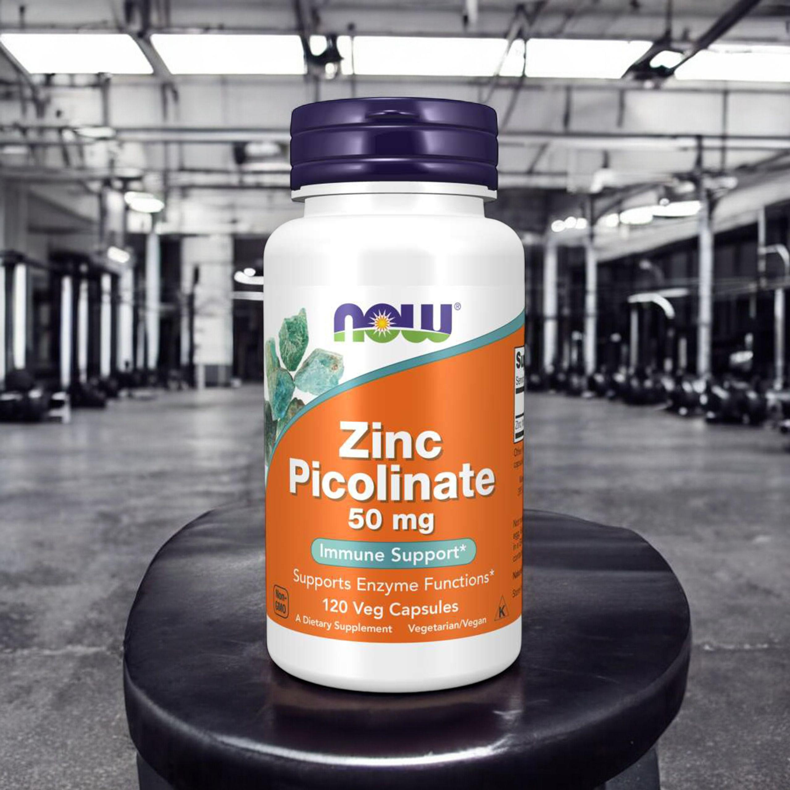 NOW Zinc Picolinate 50mg - 2x 120vegcaps