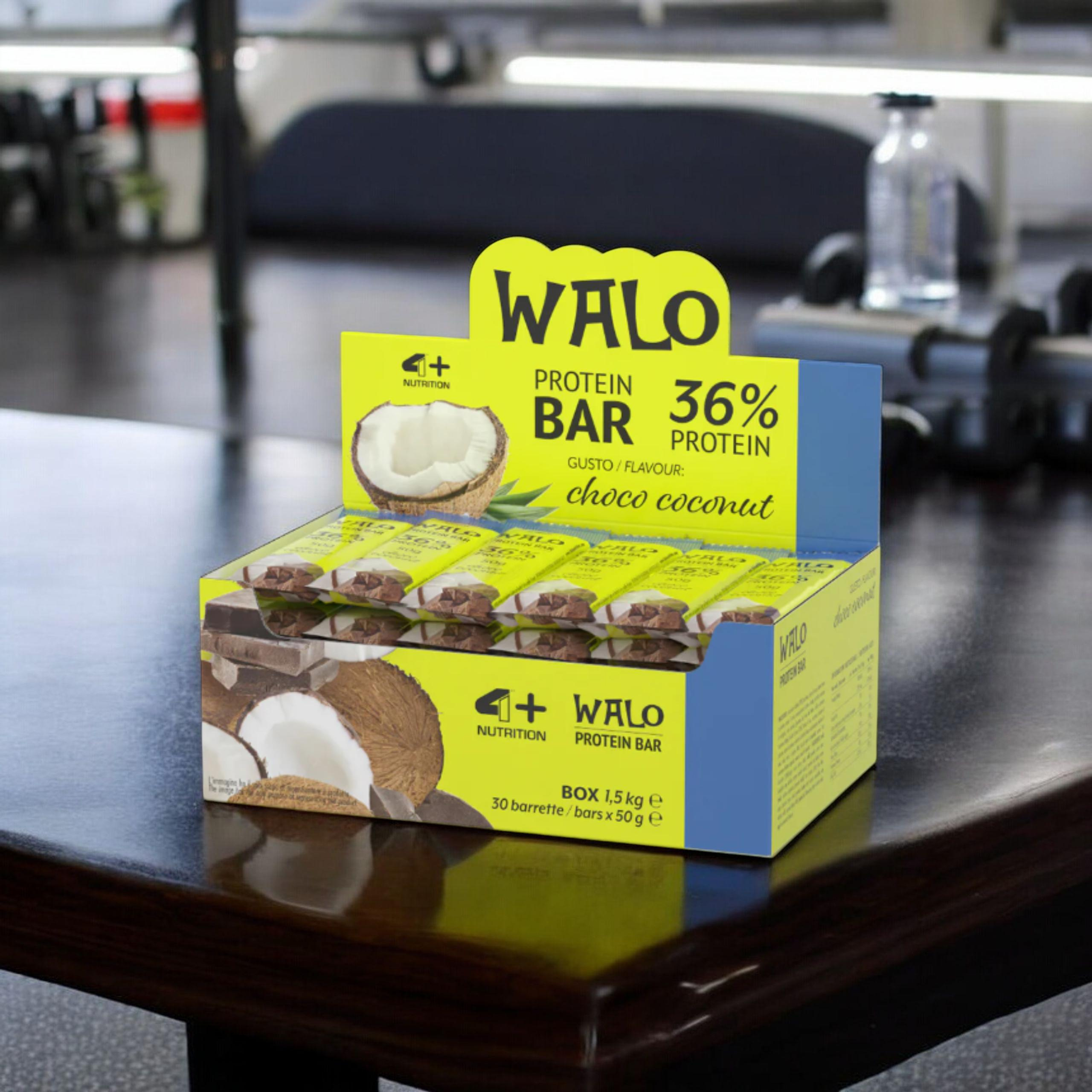 4+ NUTRITION Baton Walo Protein 36% CrockBar - 30x 3x 50g