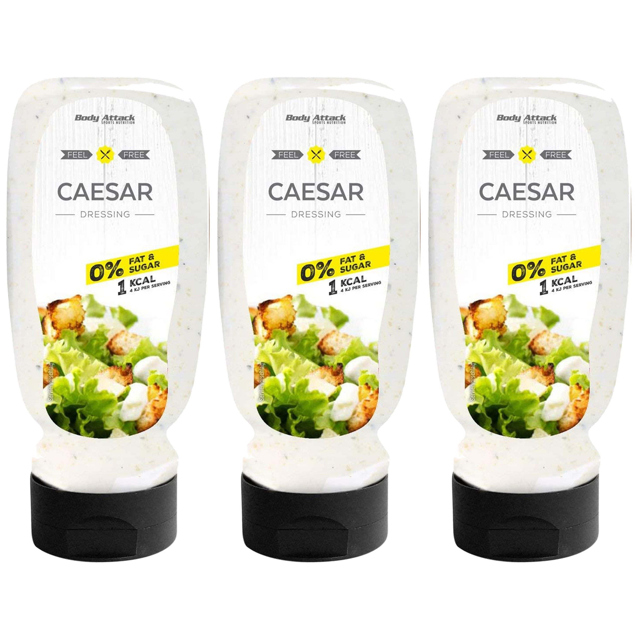 BODY ATTACK Caesar Dressing - 3x 320ml