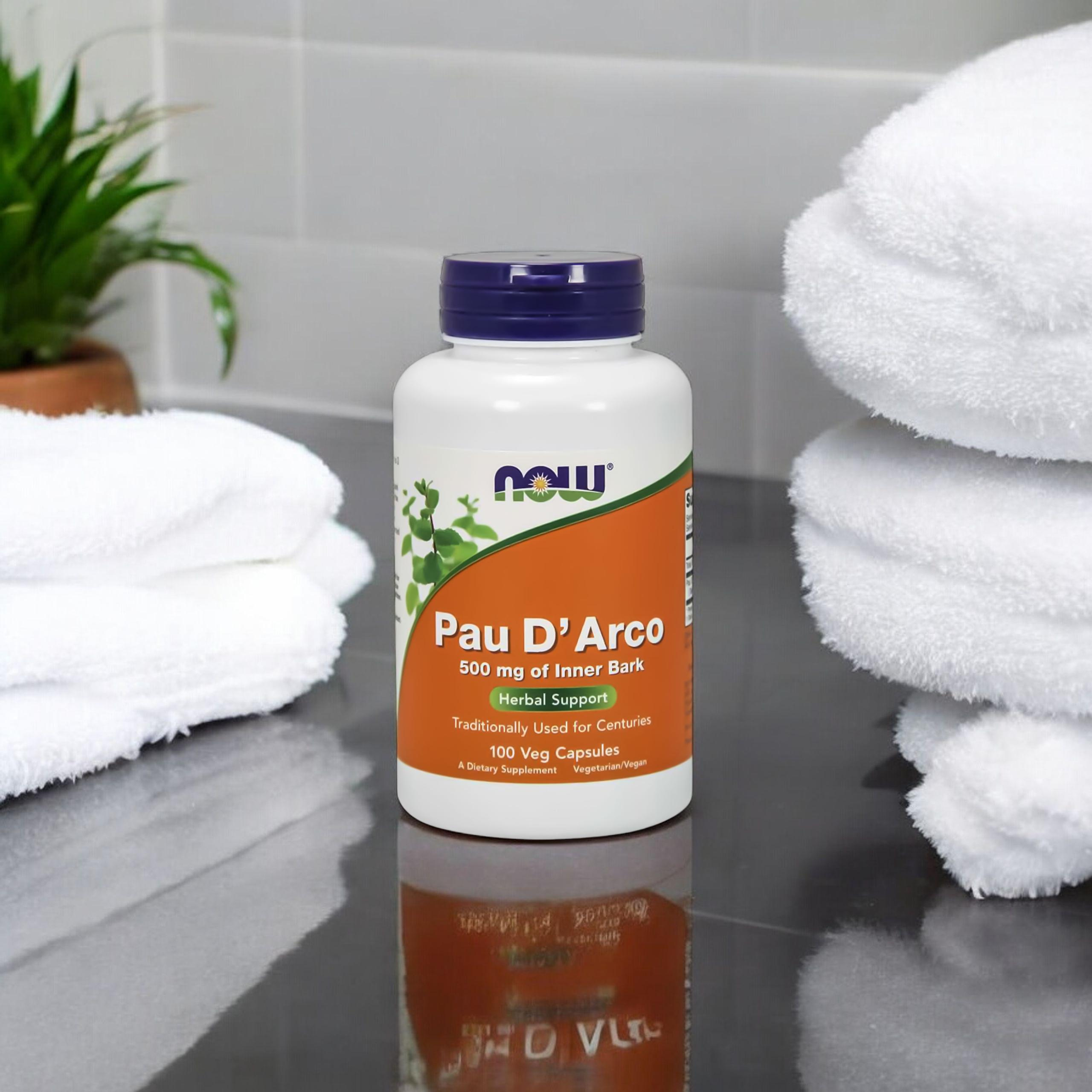 NOW Pau D'Arco 500mg - 2x 100vcaps