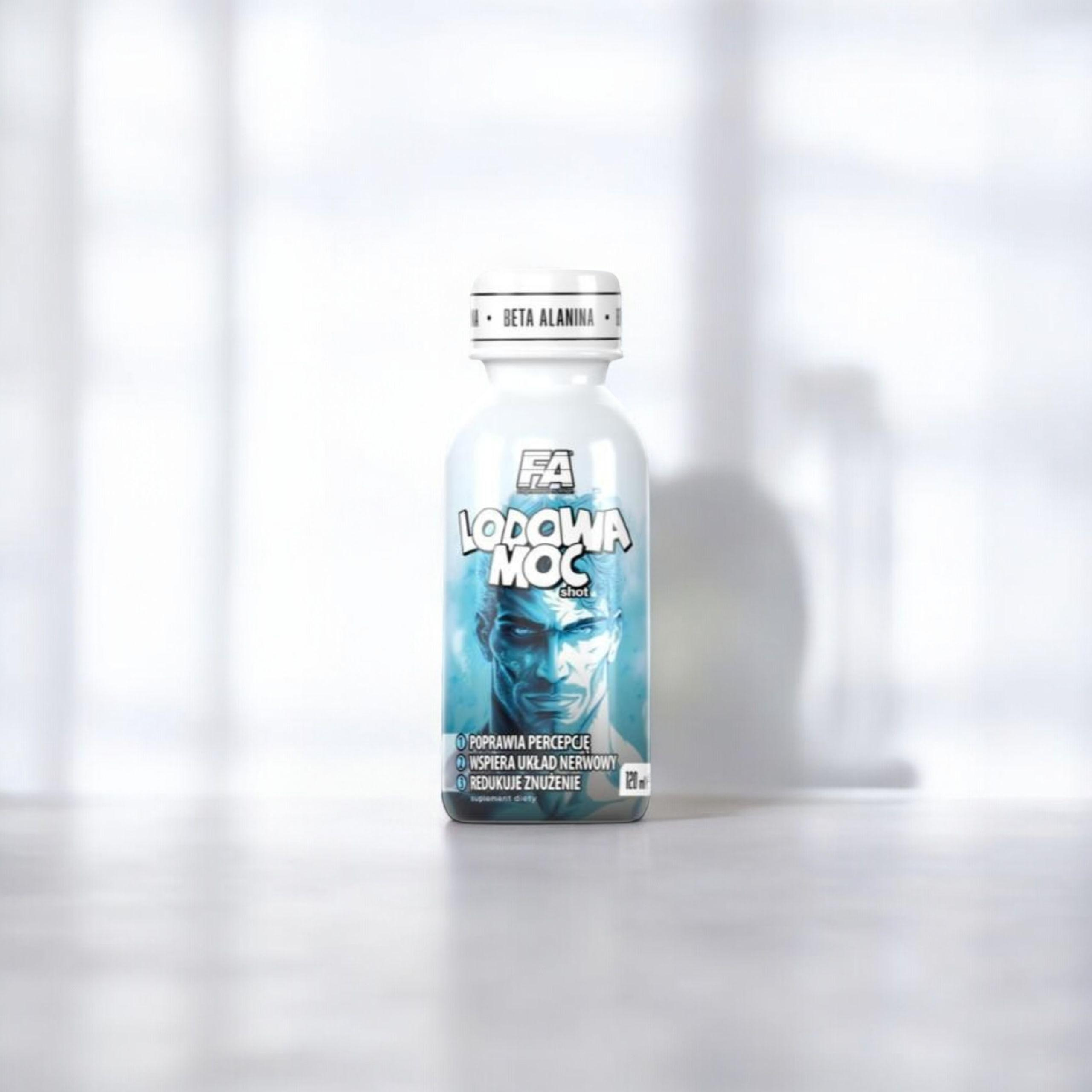 FITNESS AUTHORITY - Lodowa Moc Shot - 12x 3x 120ml - Lemon Ice Tea