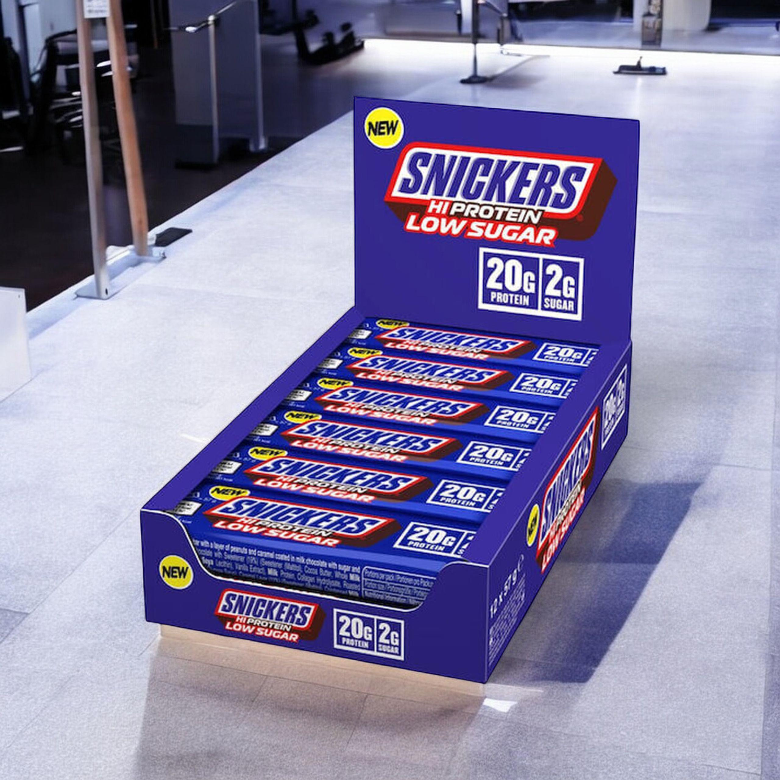 Mars - Baton Snickers HIProtein Low Sugar Bar - 45g x12