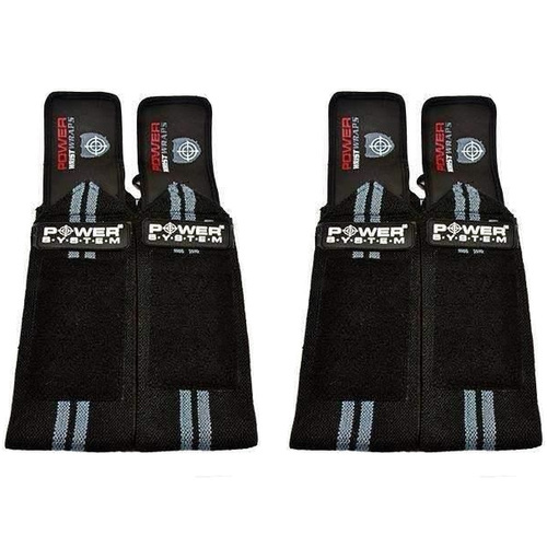 POWER SYSTEM Taśma - Wrist Wraps - 2x 45 cm
