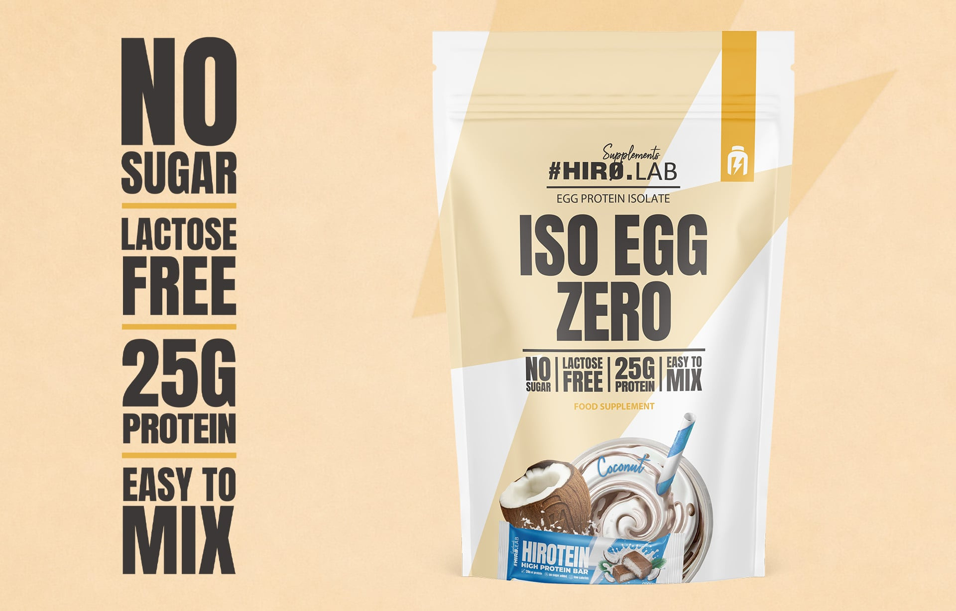 HIRO.LAB - Iso Egg Zero - 2x 500g 