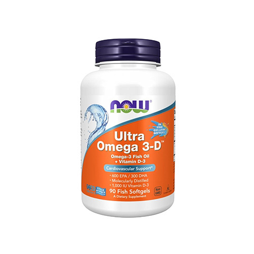 NOW - Ultra Omega 3-D Fish Oil - 3x 90softgels