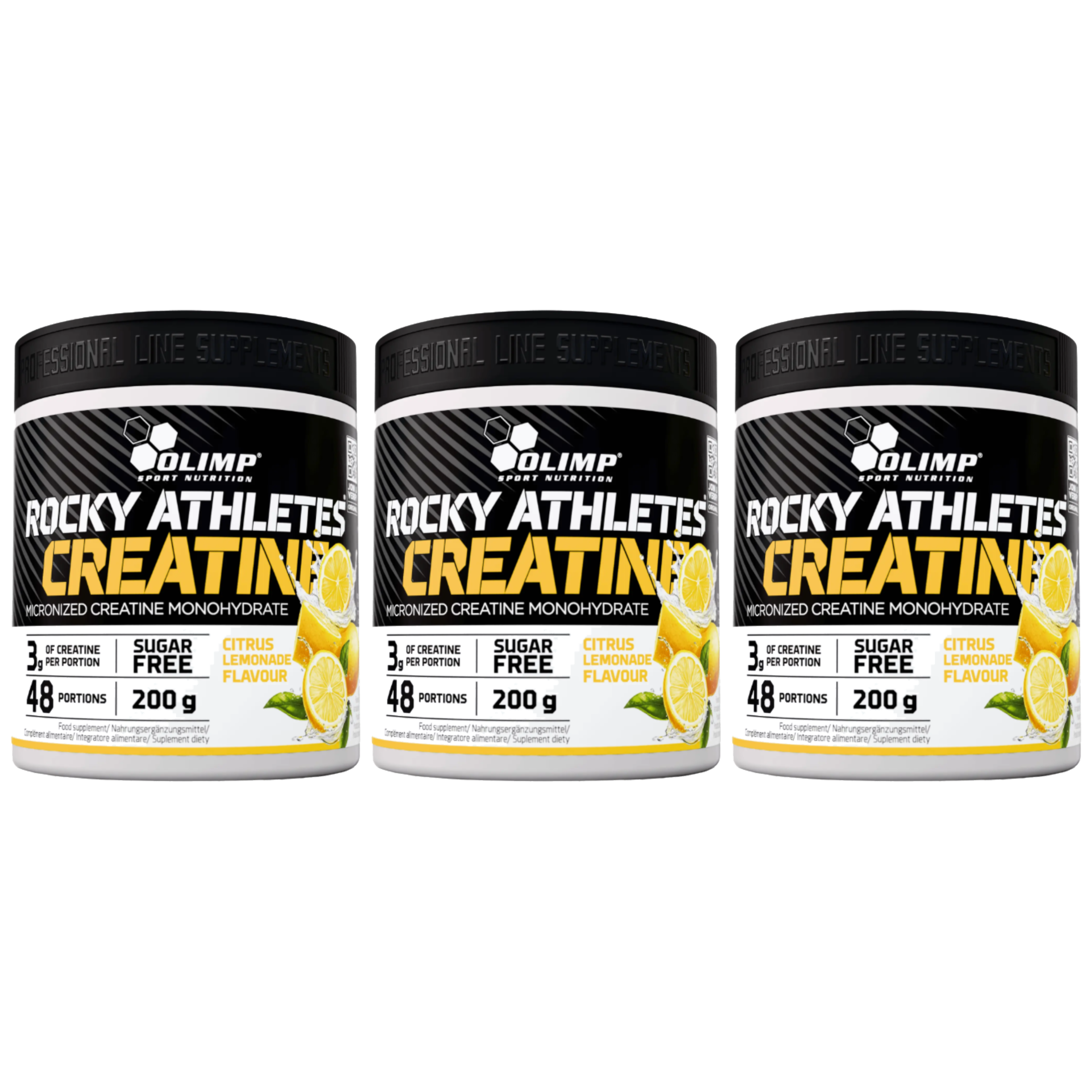 OLIMP - Rocky Athletes Creatine - 3x 200g 