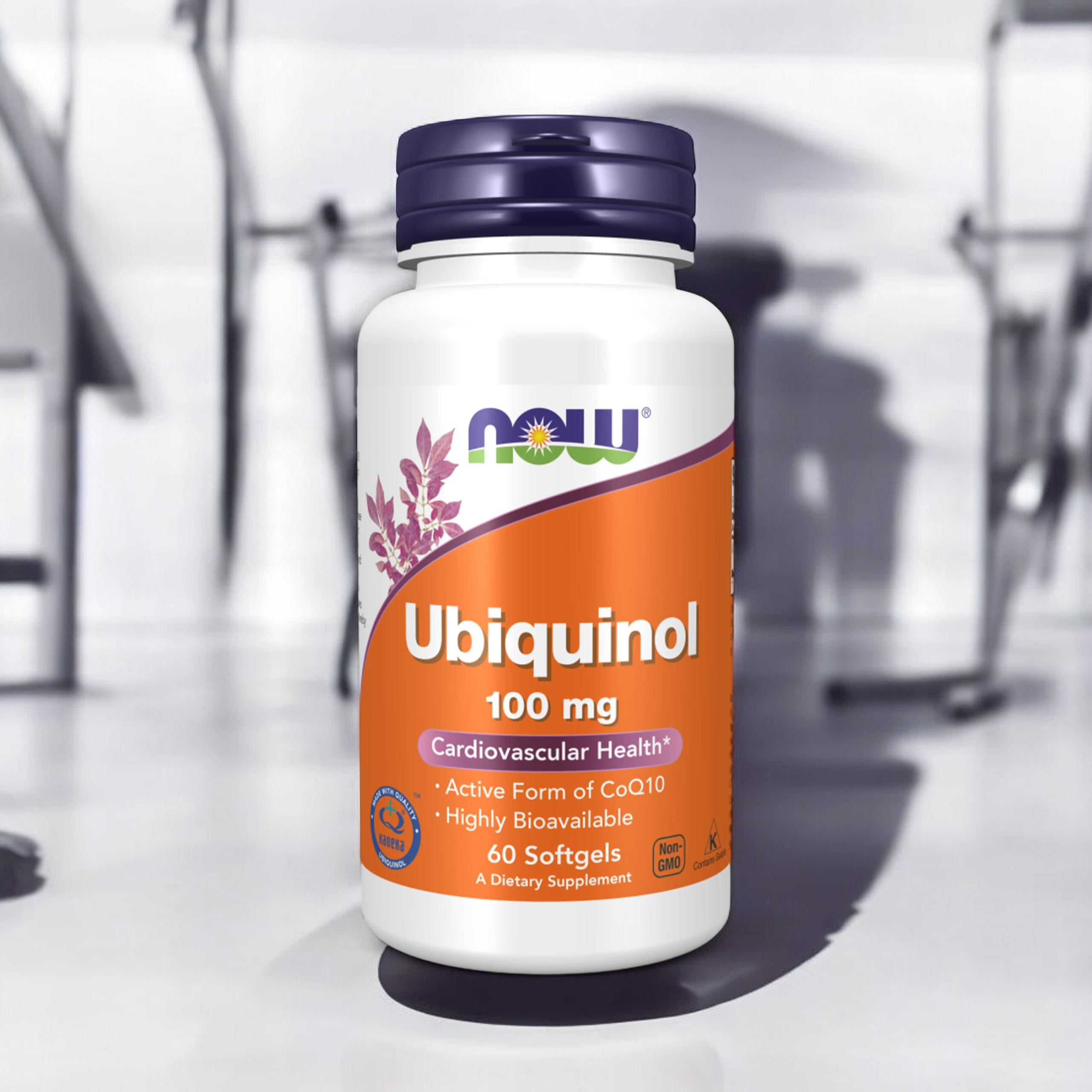 NOW Ubiquinol 100mg - 2x 60softgels