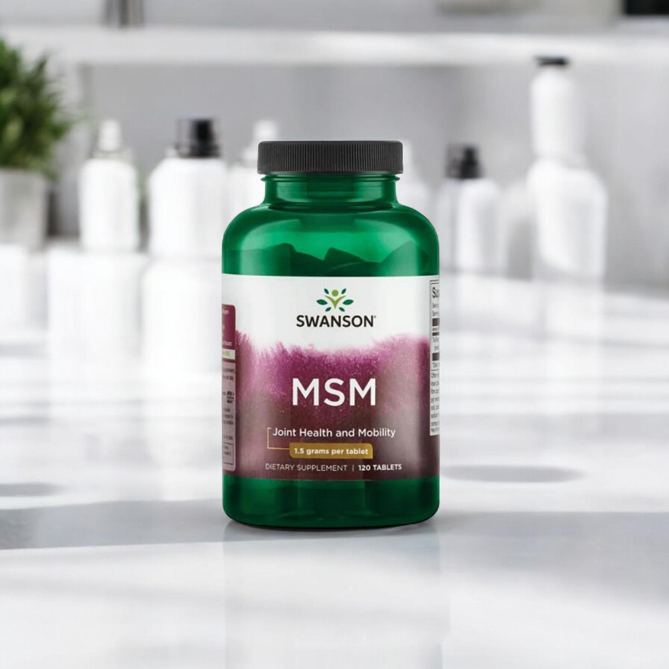 SWANSON MSM 1500mg - 2x 120tabs