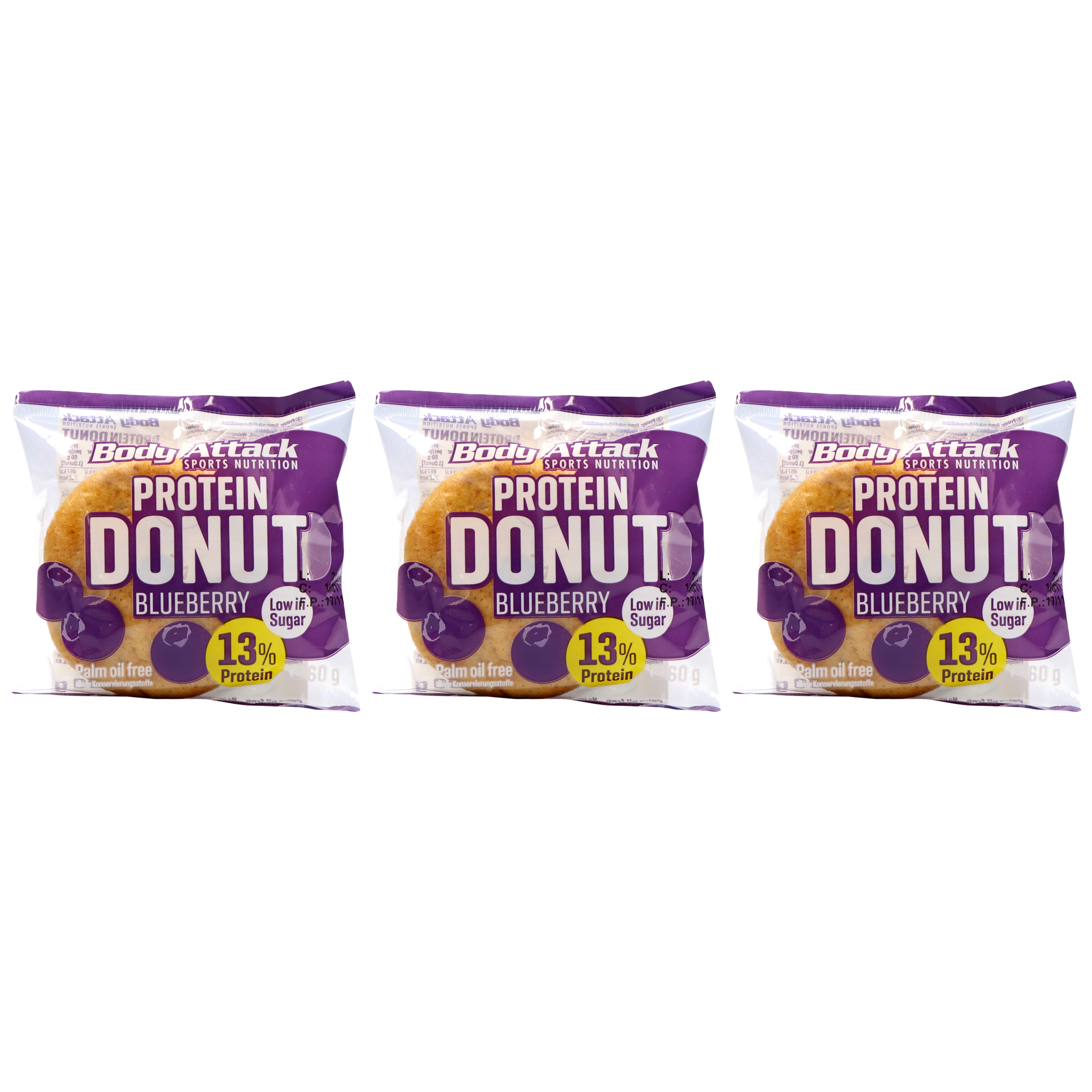 BODY ATTACK Protein Donut - 3x 60g