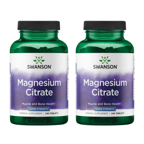 SWANSON - Cytrynian Magnezu - 2x 240tabs.
