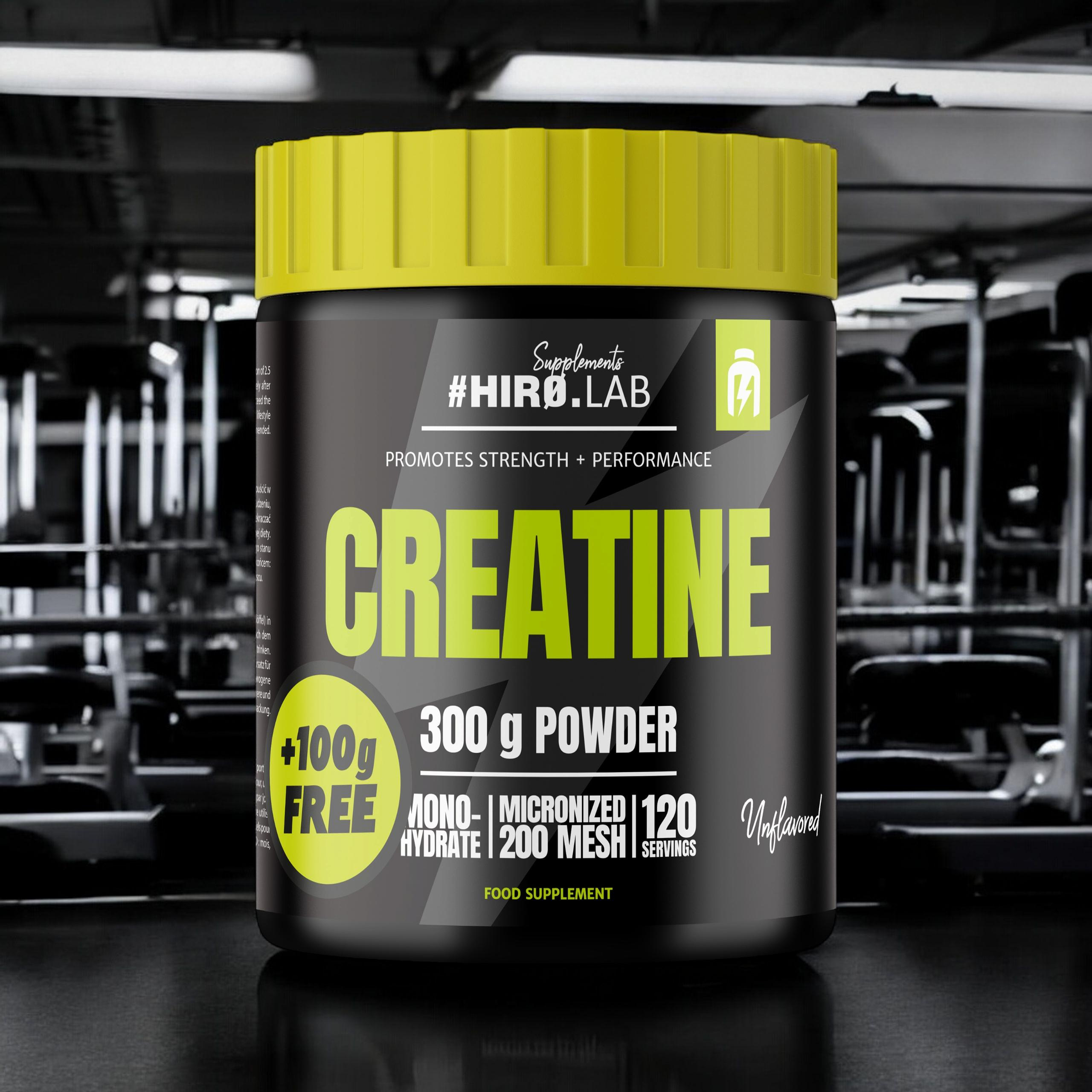 HIRO.LAB Creatine - 300g + 100g FREE
