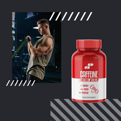 3x MP NUTRITION Caffeine 200mg - 200tabs