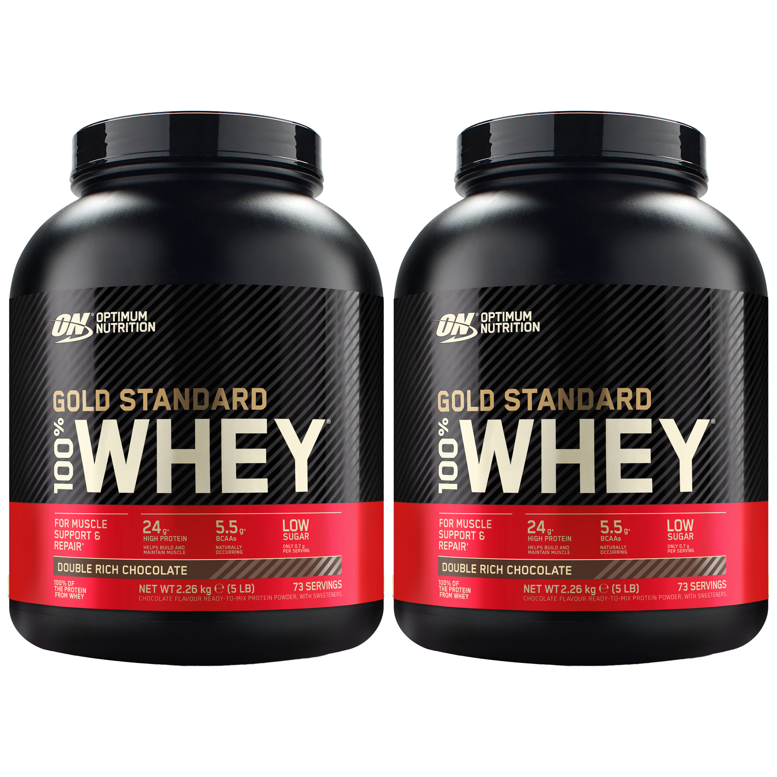 OPTIMUM NUTRITION Whey Gold Standard - 2x 2260g