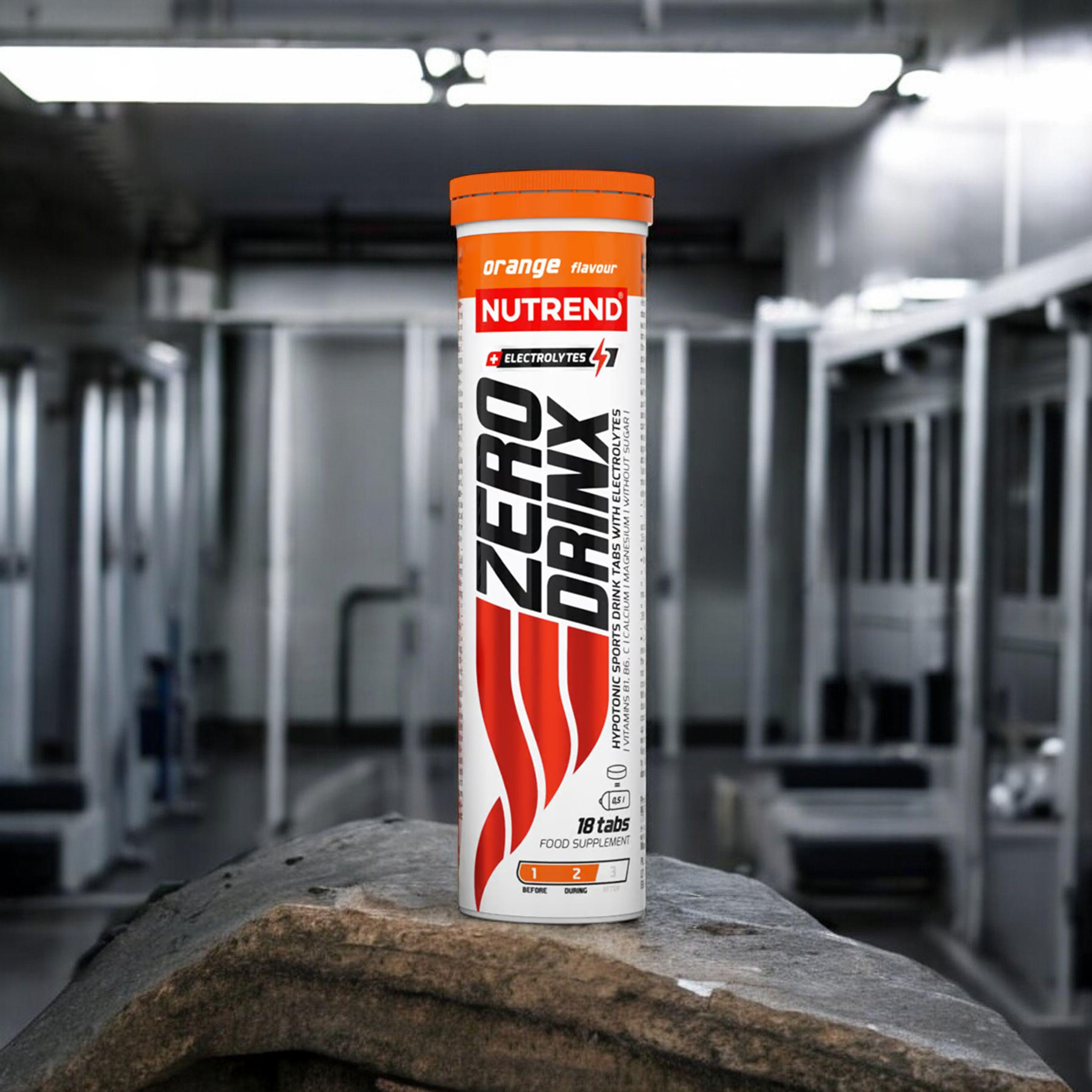 NUTREND - Zero Drink - 18tabs. - Orange - 3x Tabletki Musujące