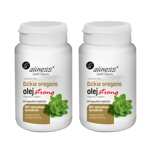 ALINESS - Oregano Olej Strong 100% Natural - 2x 90vcaps.