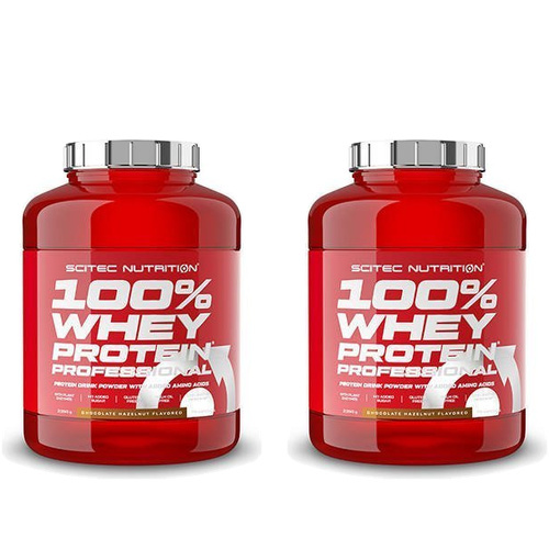 SCITEC 100% Whey Protein Professional - 2x 2350g