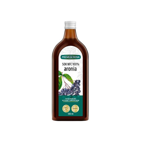PREMIUM ROSA Sok z Aronii 100% - 500ml - WYPRZEDAZ