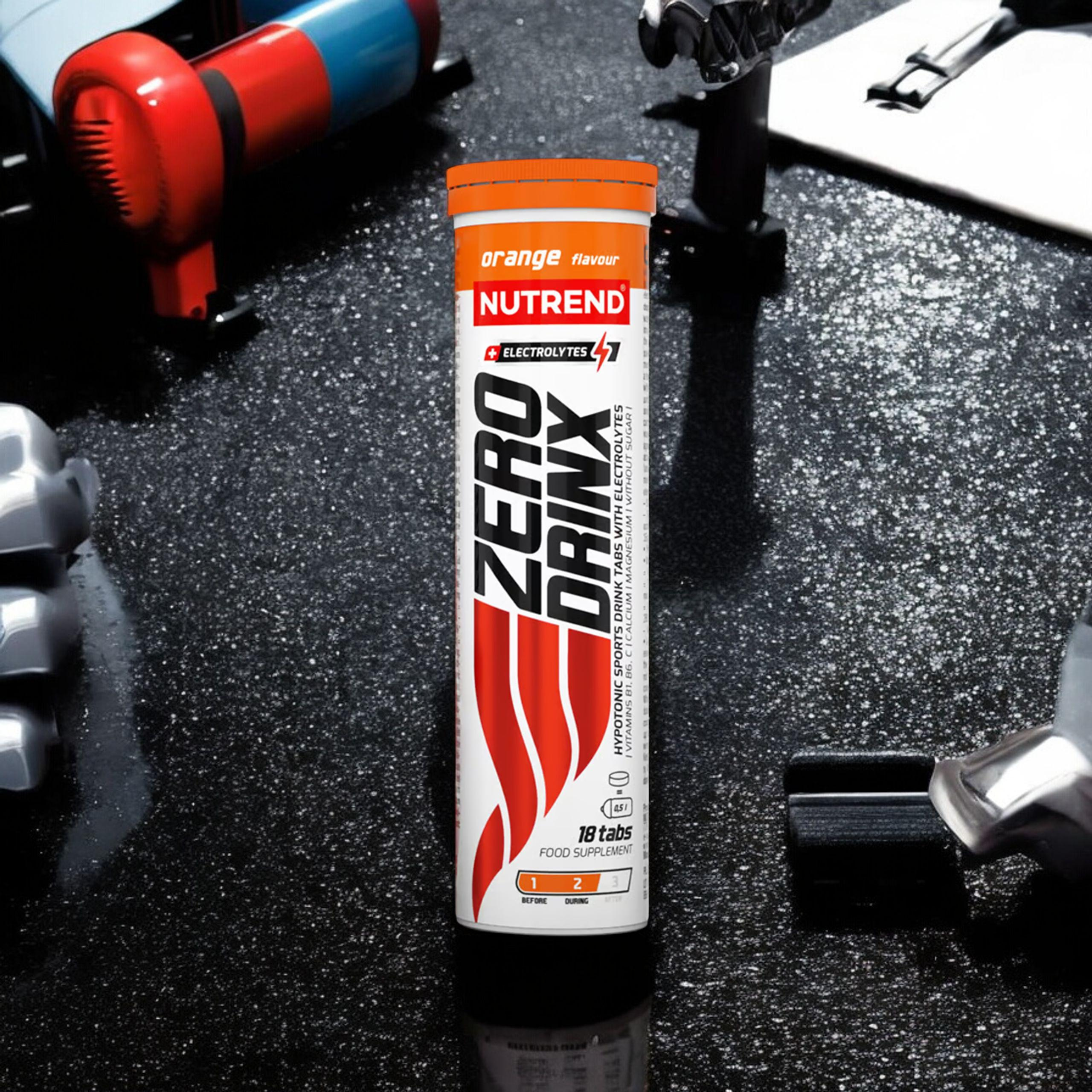 NUTREND - Zero Drink - 18tabs. - Orange - 3x Tabletki Musujące