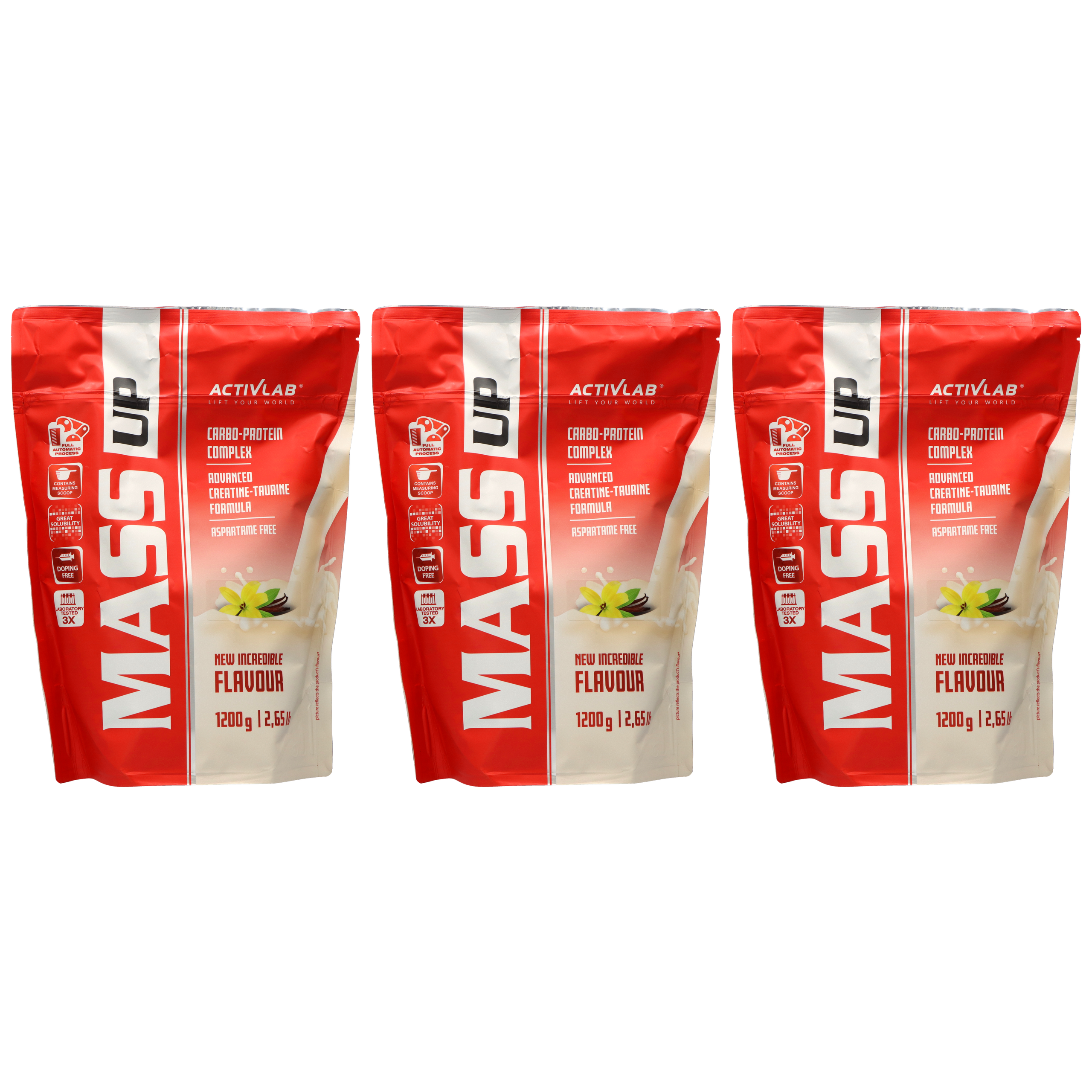 ACTIVLAB Mass Up - 3x 1200g