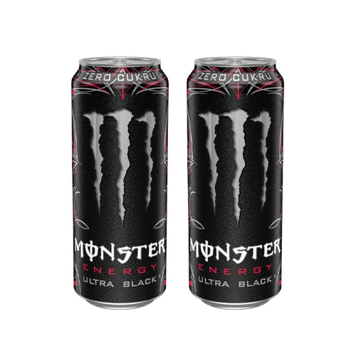 NAPOJE - Energy Ultra Black - 2x 500ml