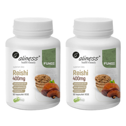 ALINESS - Reishi 400mg - 2x 90vcaps.