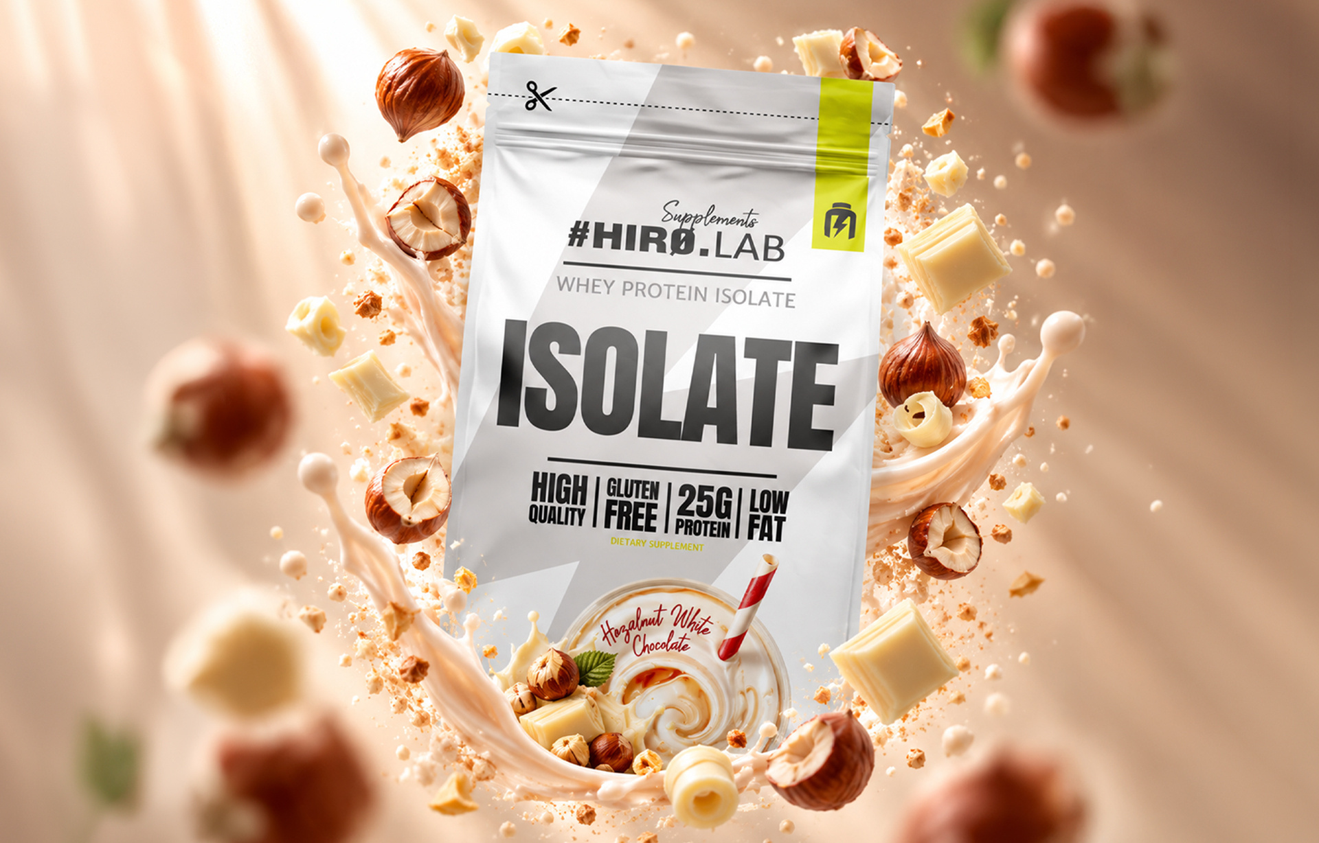 HIRO.LAB Whey Protein Isolate - 2x 700g