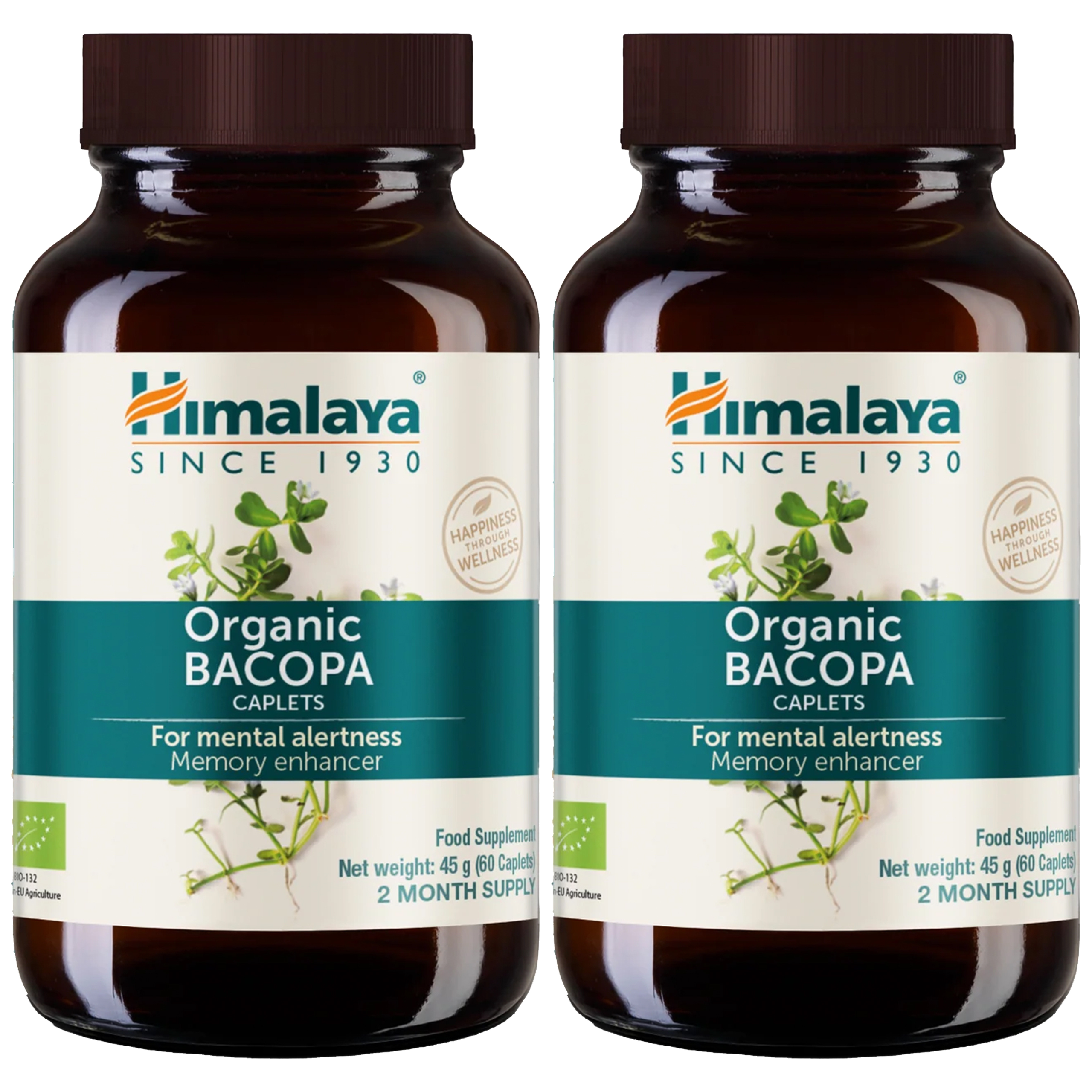 HIMALAYA - Organic Bacopa - 2x 60caps