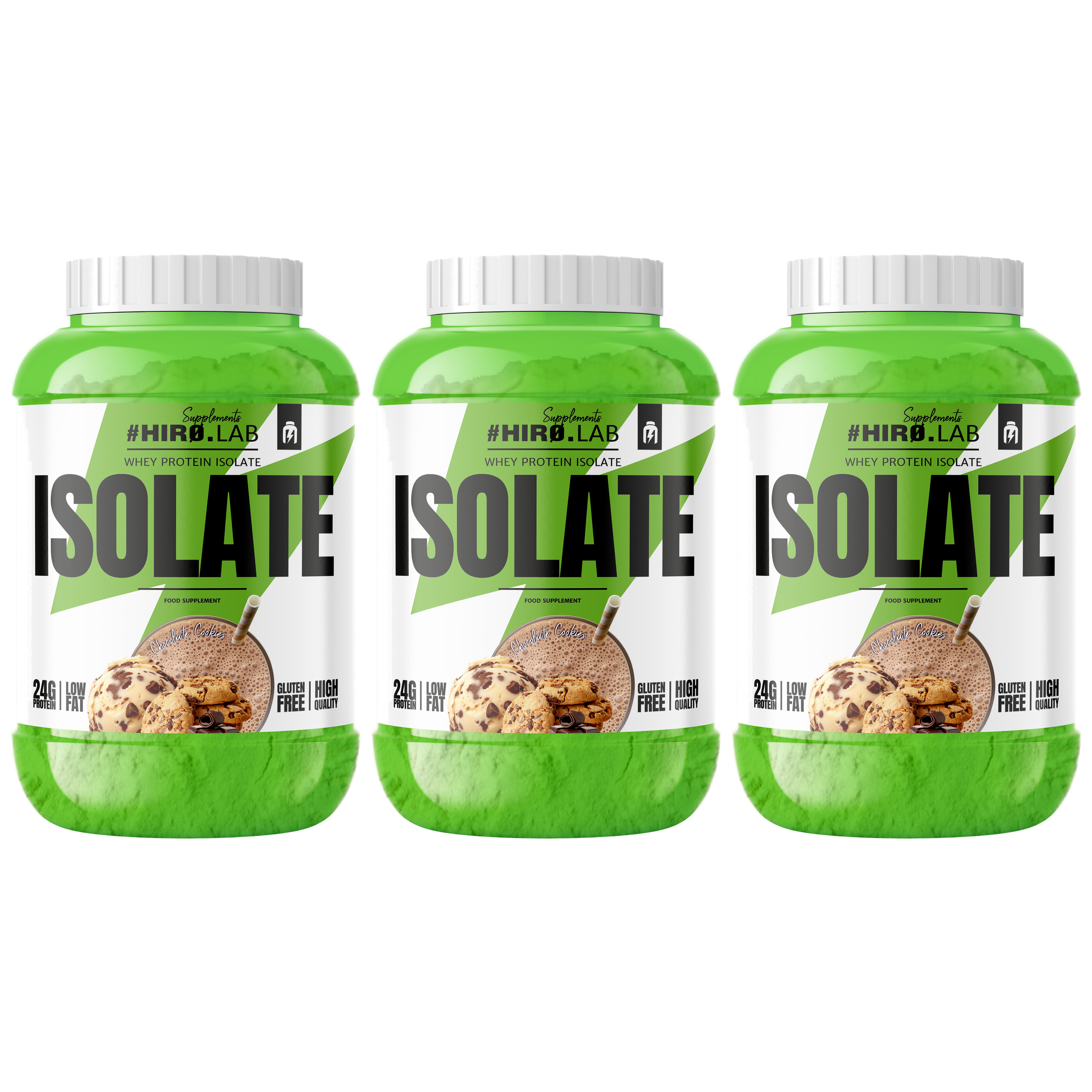 HIRO.LAB Whey Protein Isolate - 3x 1800g